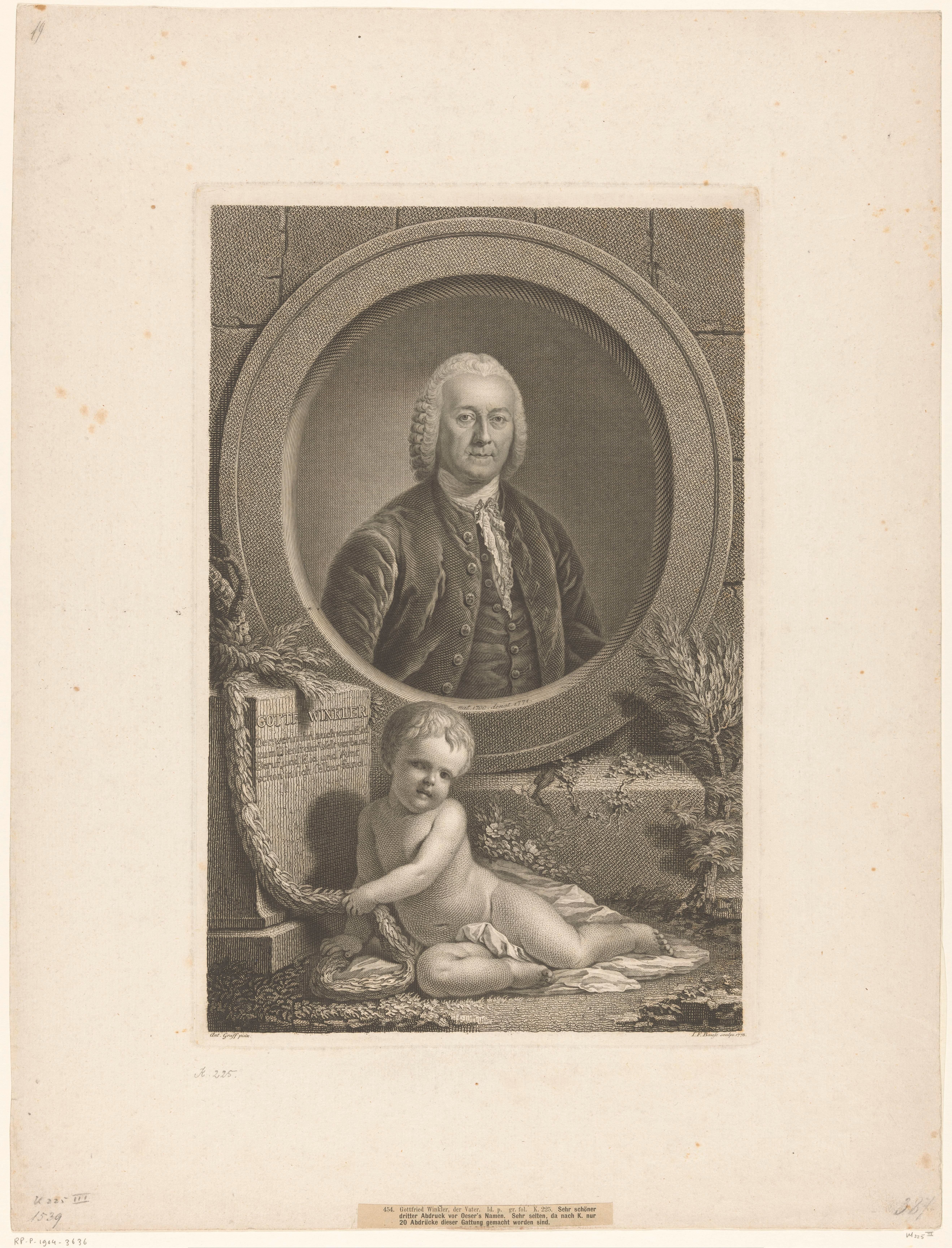 Portret van Gottfried Winckler