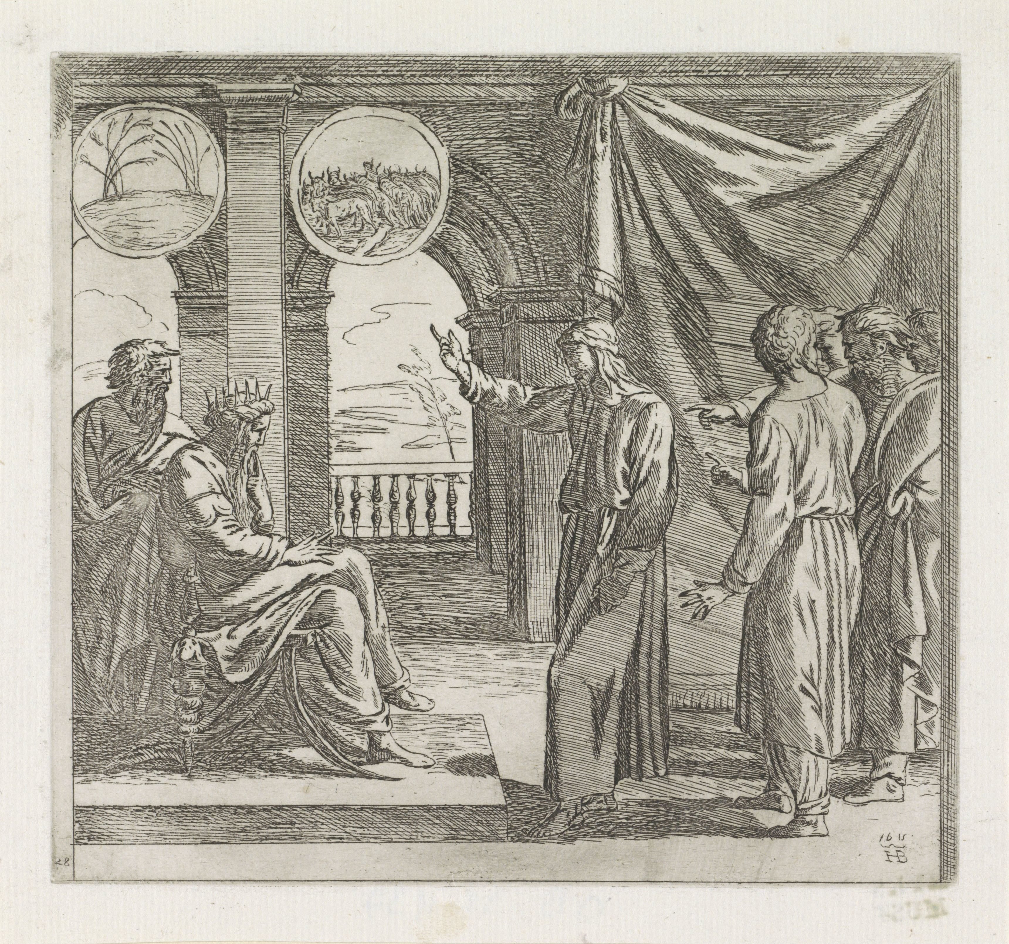 Jozef verklaart de dromen van de farao