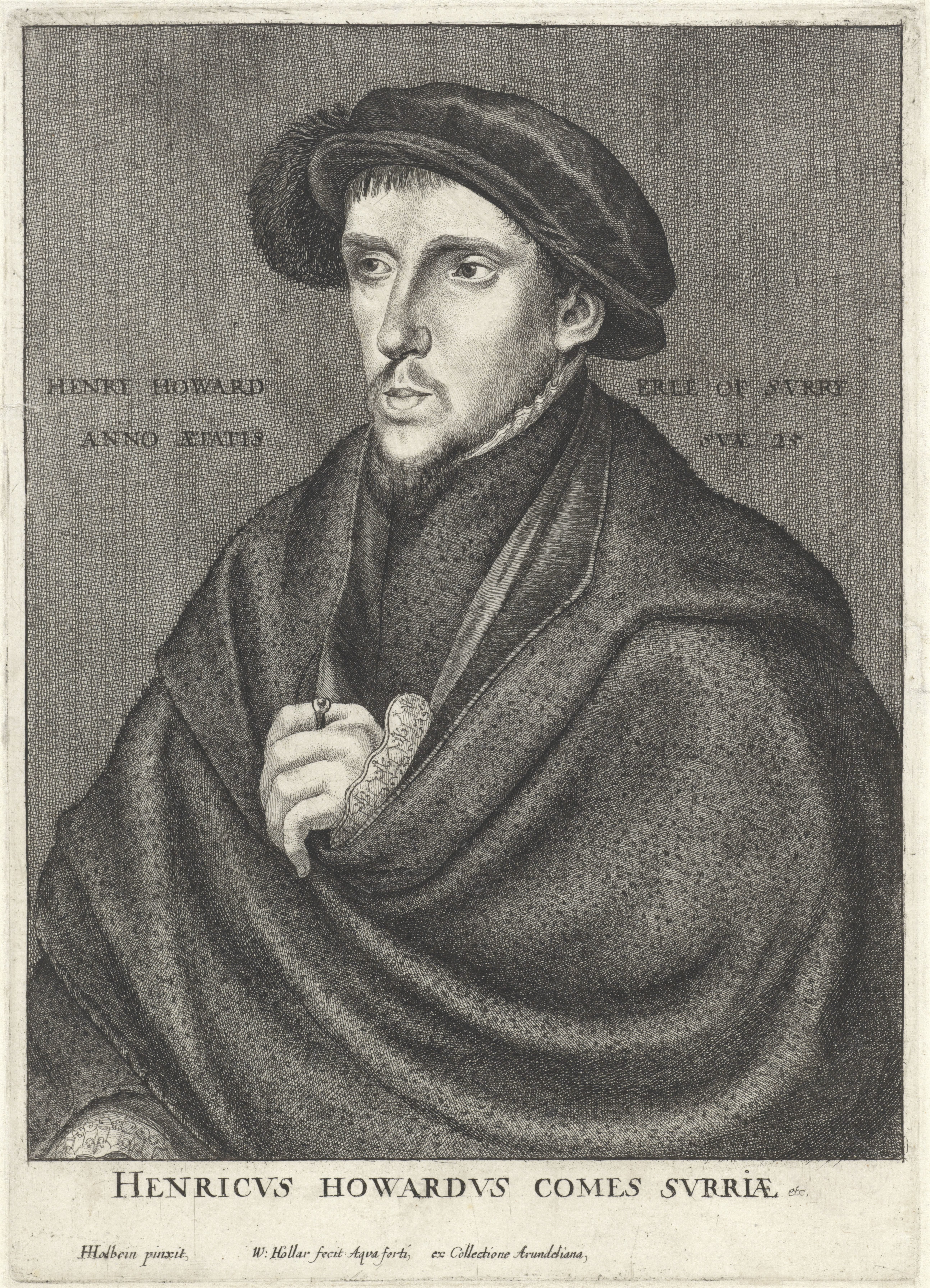 Portret van Henry Howard, graaf van Surrey