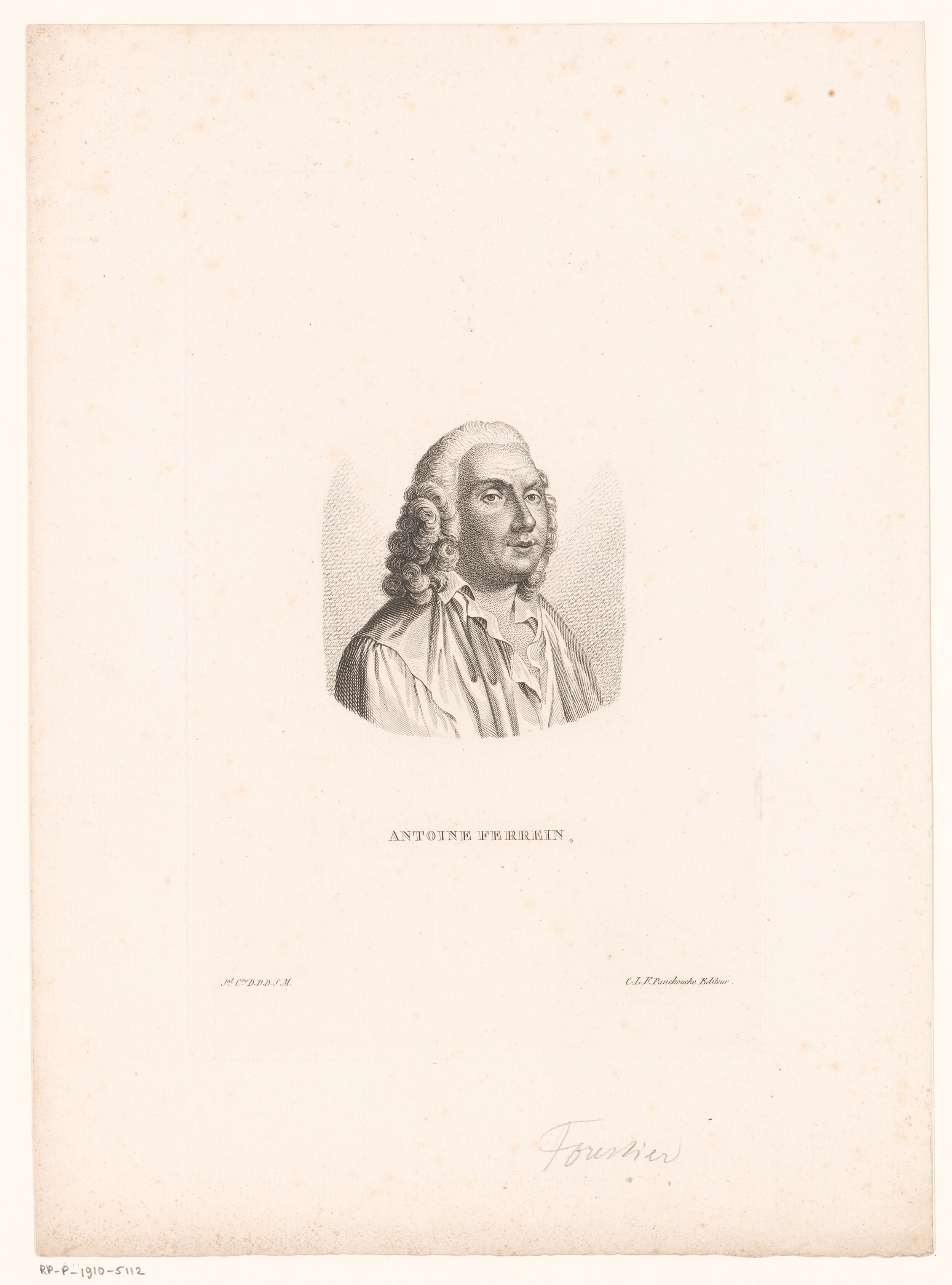 Portret van Antoine Ferrein