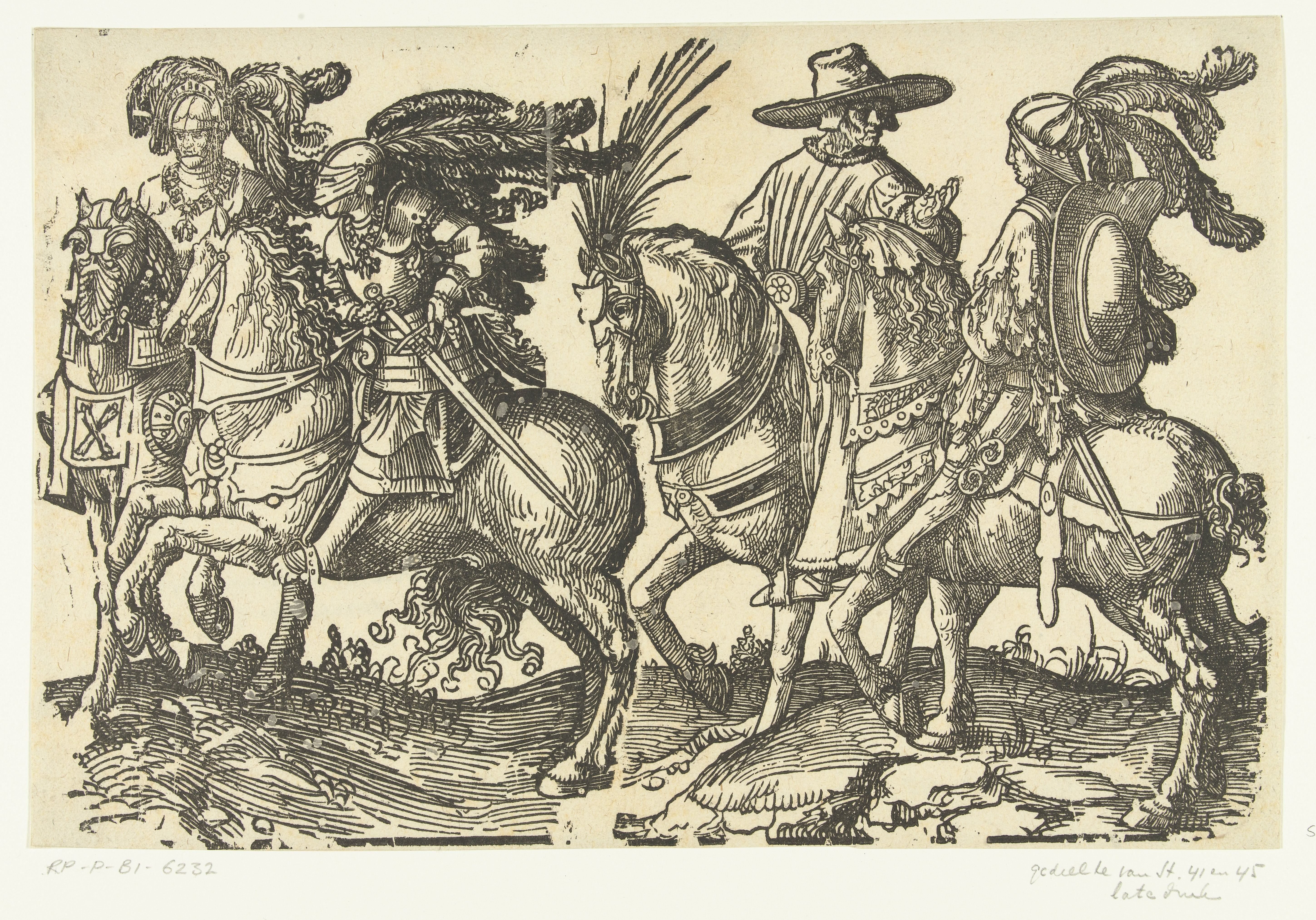 Filips de Goede, Karel de Stoute en twee ridders