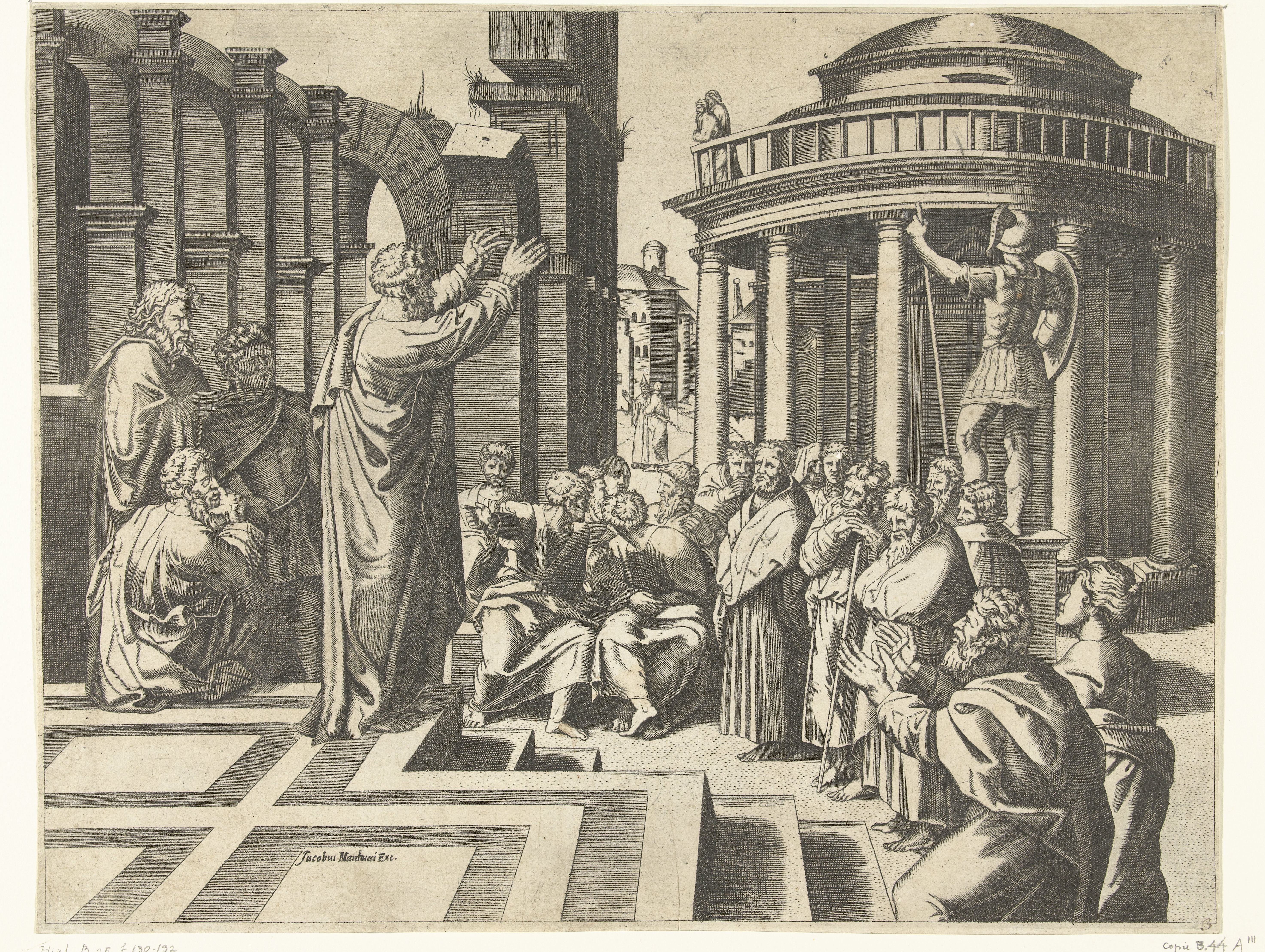 Paulus predikt in Athene