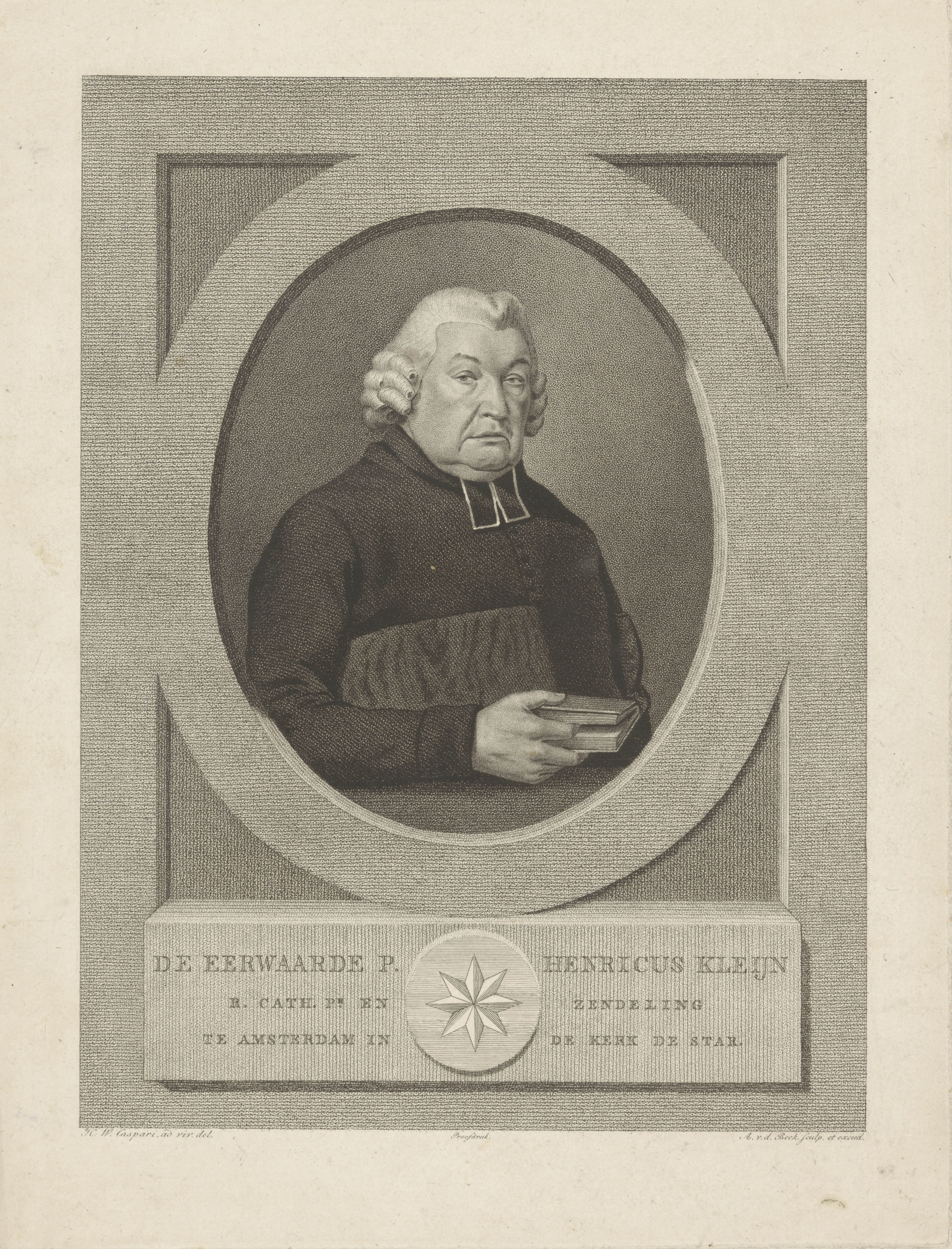 Portret van pastoor Henricus Kleyn