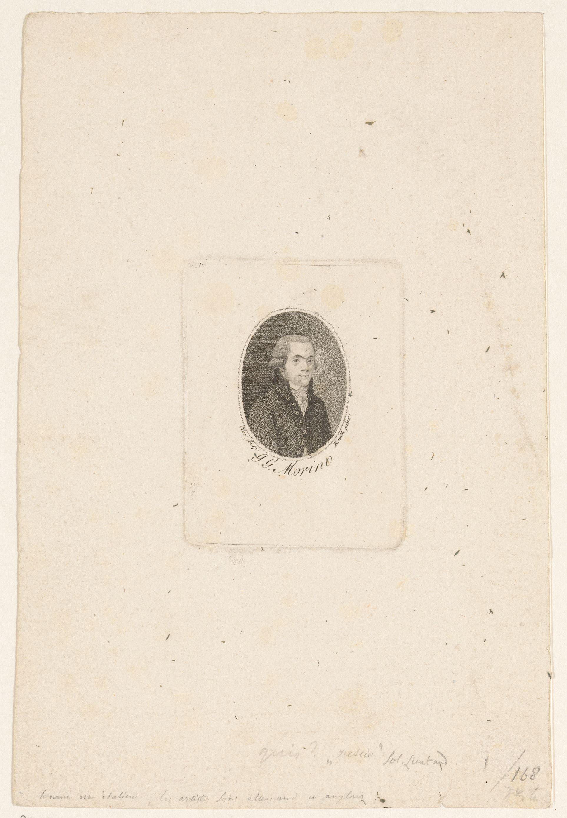 Portret van J.G. Morino