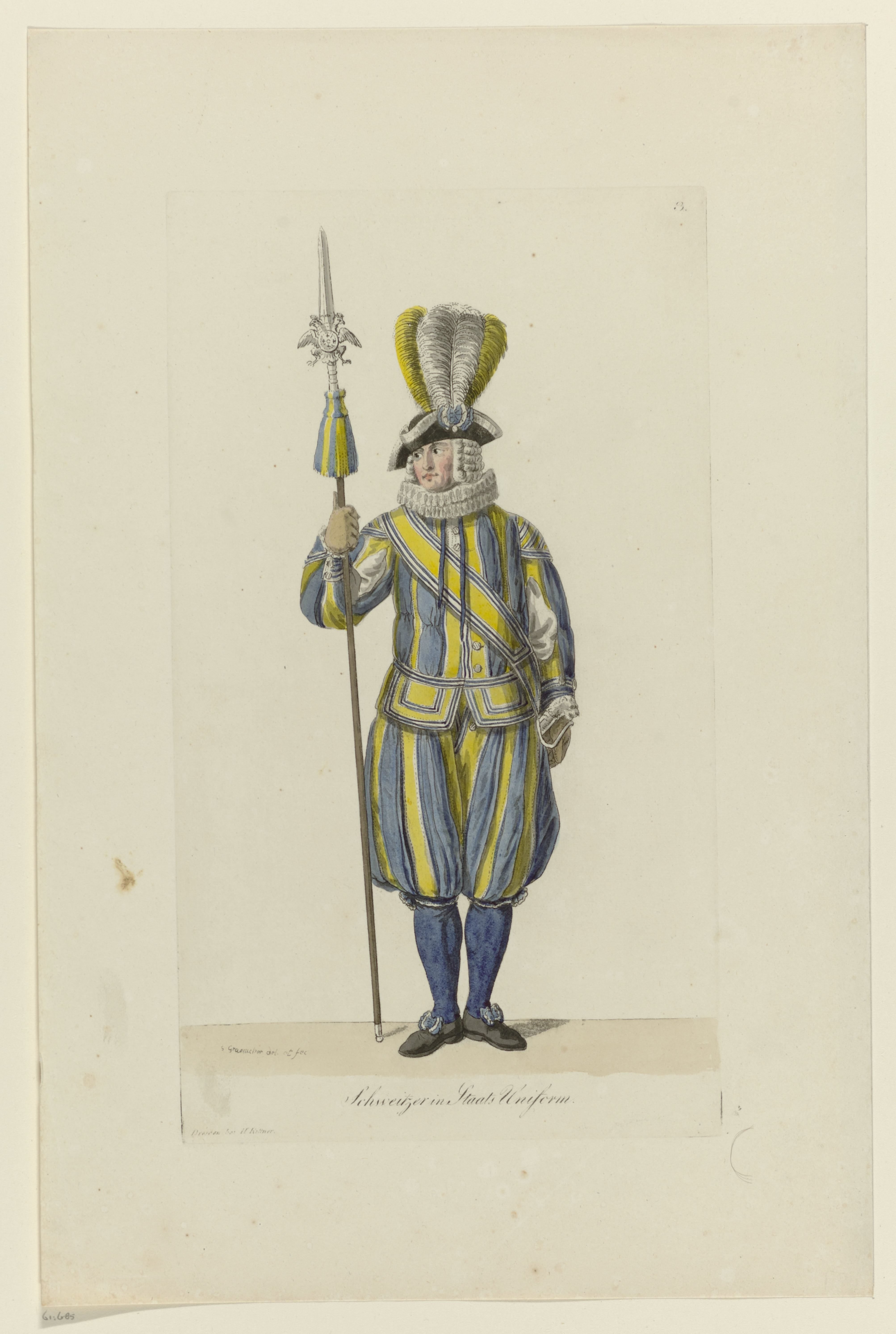 Kostuum van de Zwitserse Garde