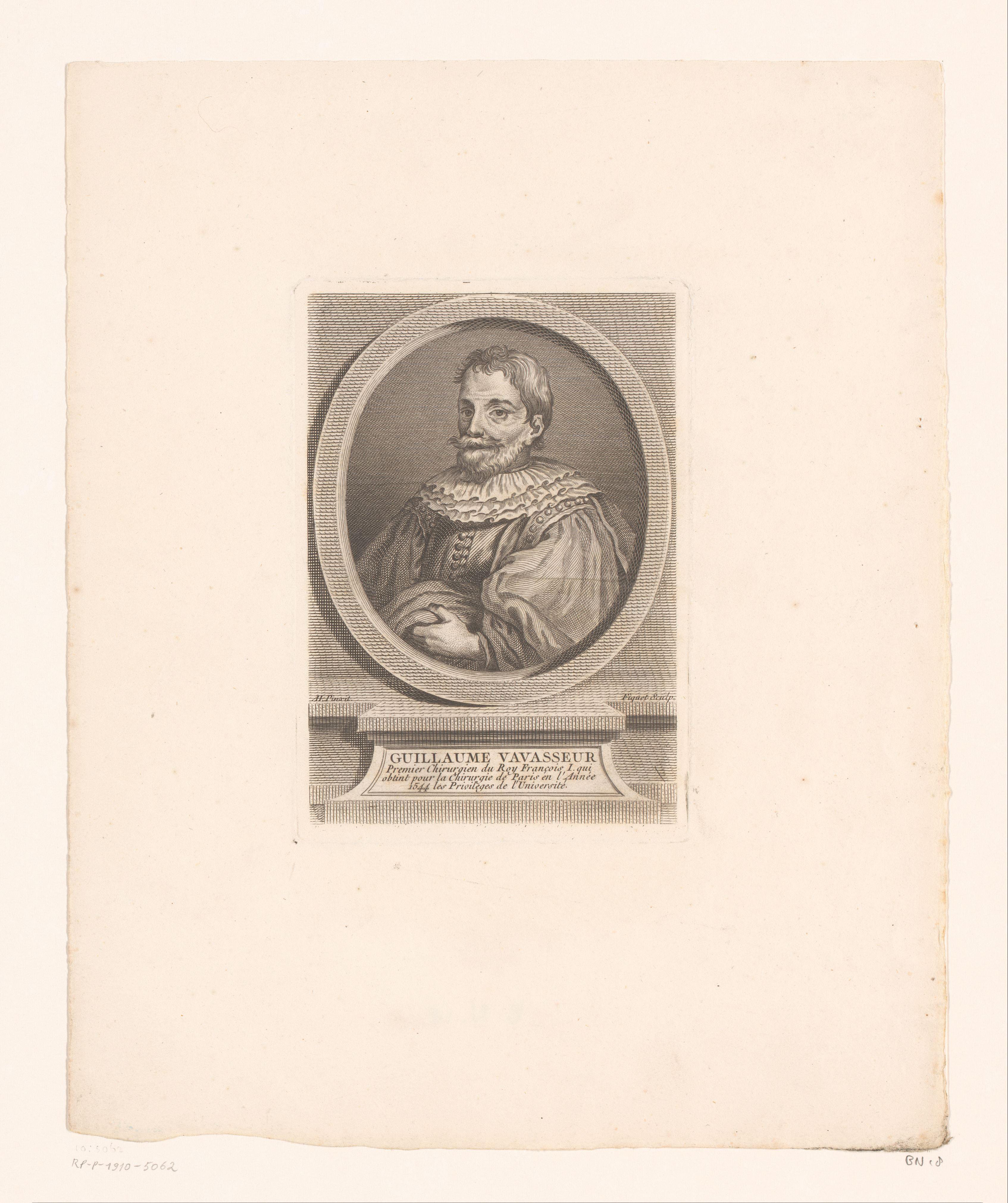 Portret van Guillaume Vavasseur