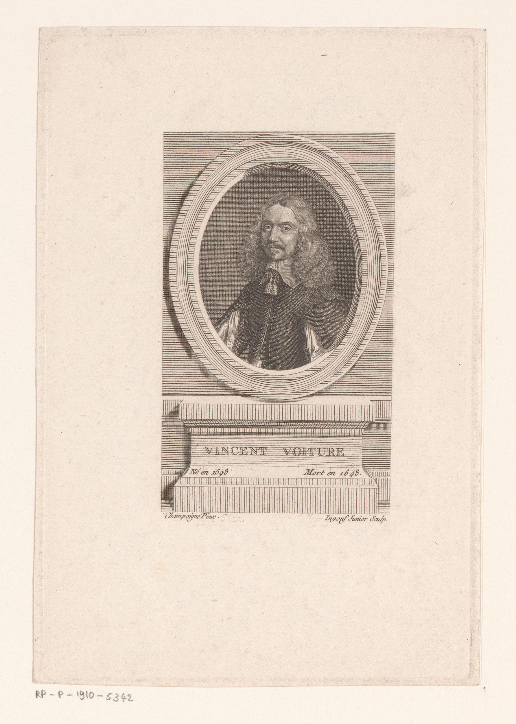 Portret van Vincent Voiture