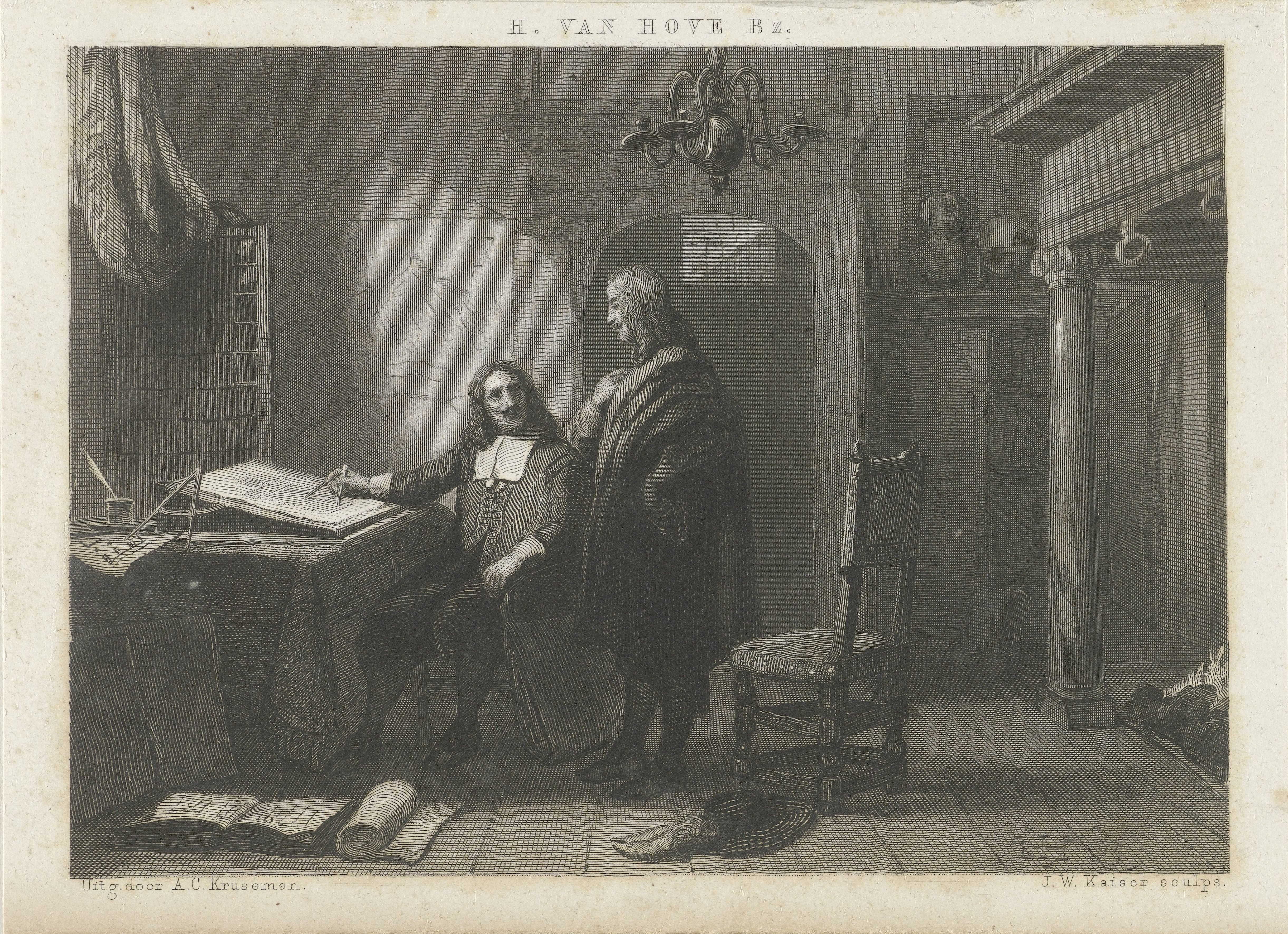 Jacob van Campen ontwerpt het stadhuis