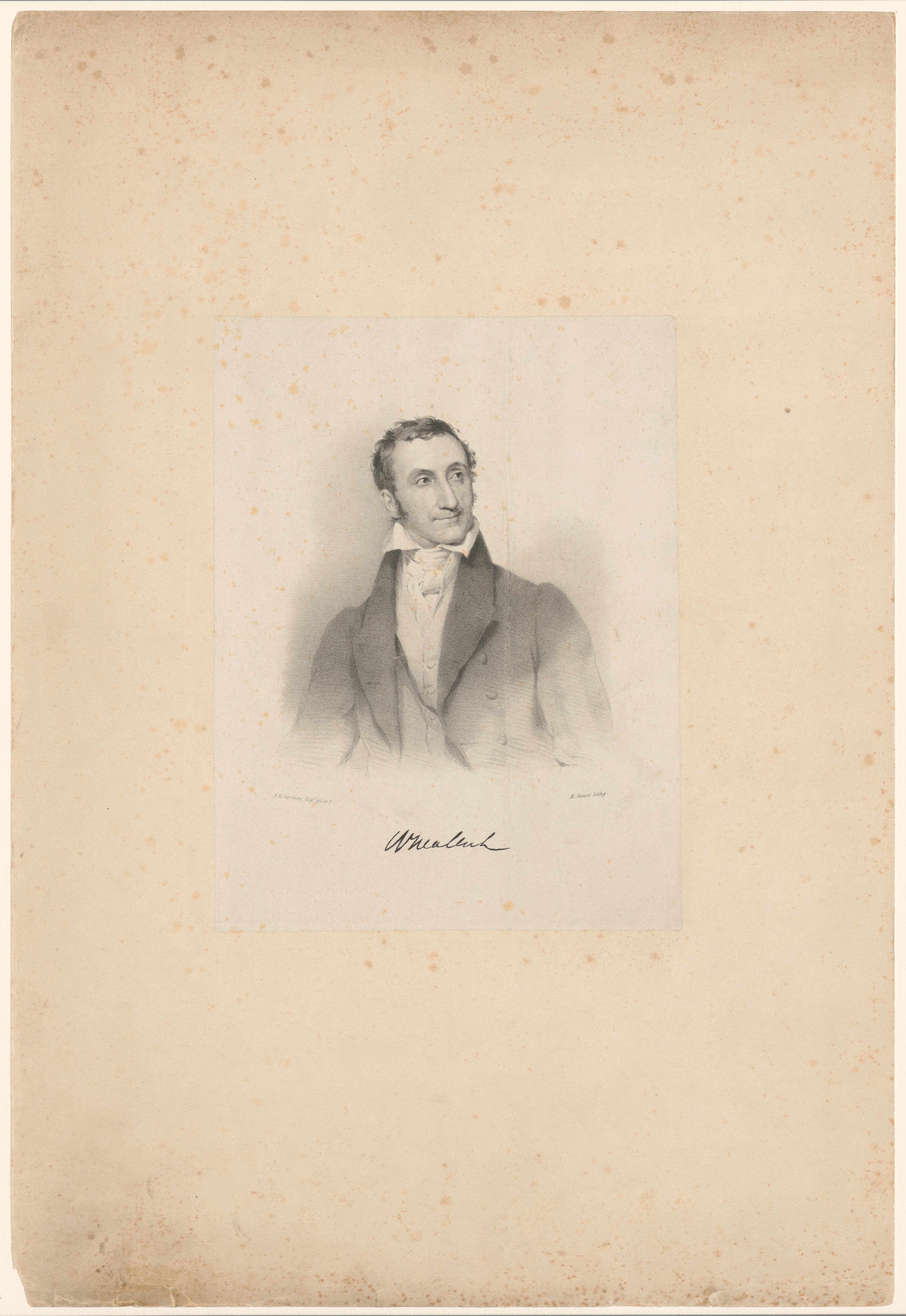 Portret van Nathaniel Wallich