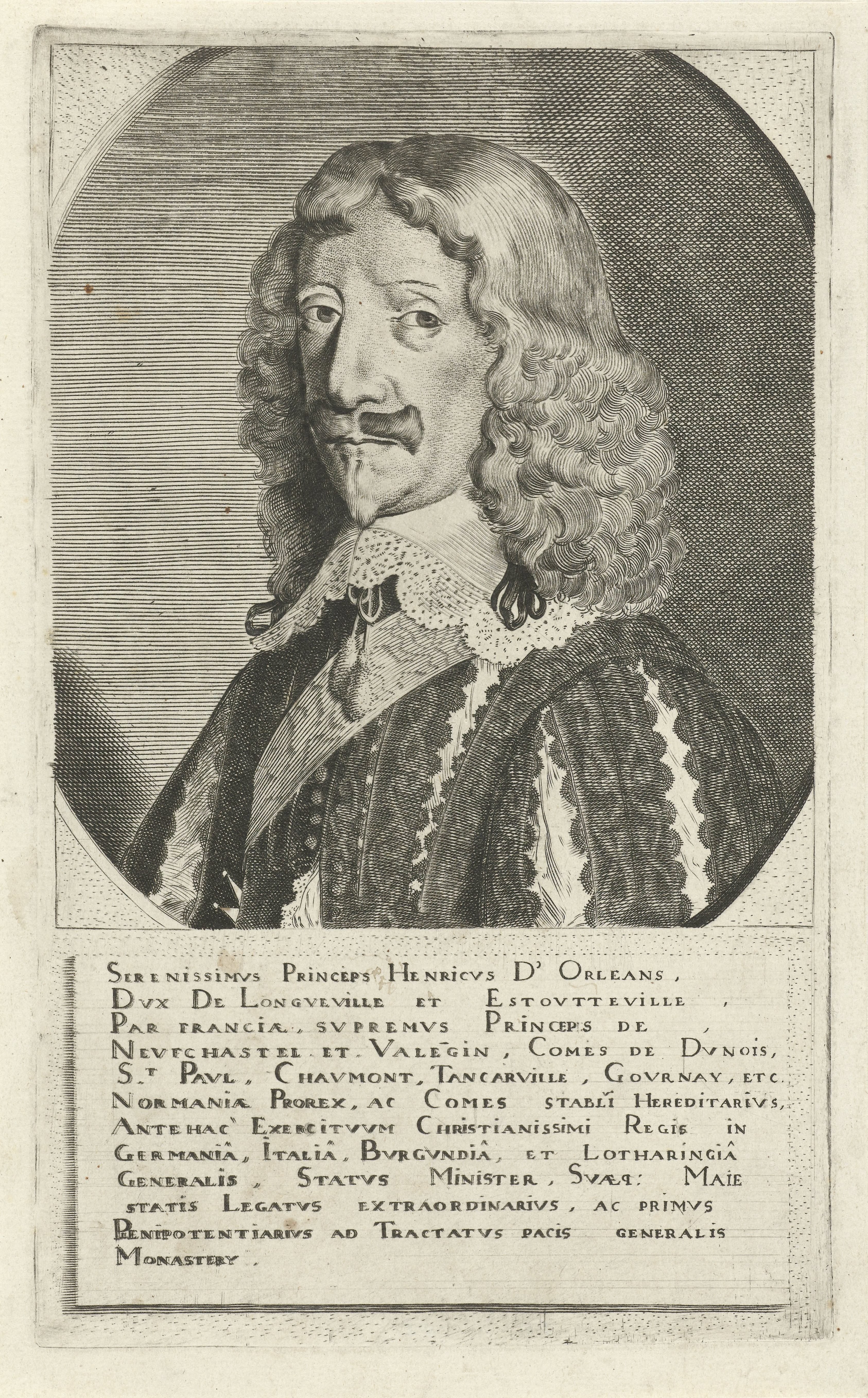 Portret van Henri II d'Orléans, hertog van Longueville