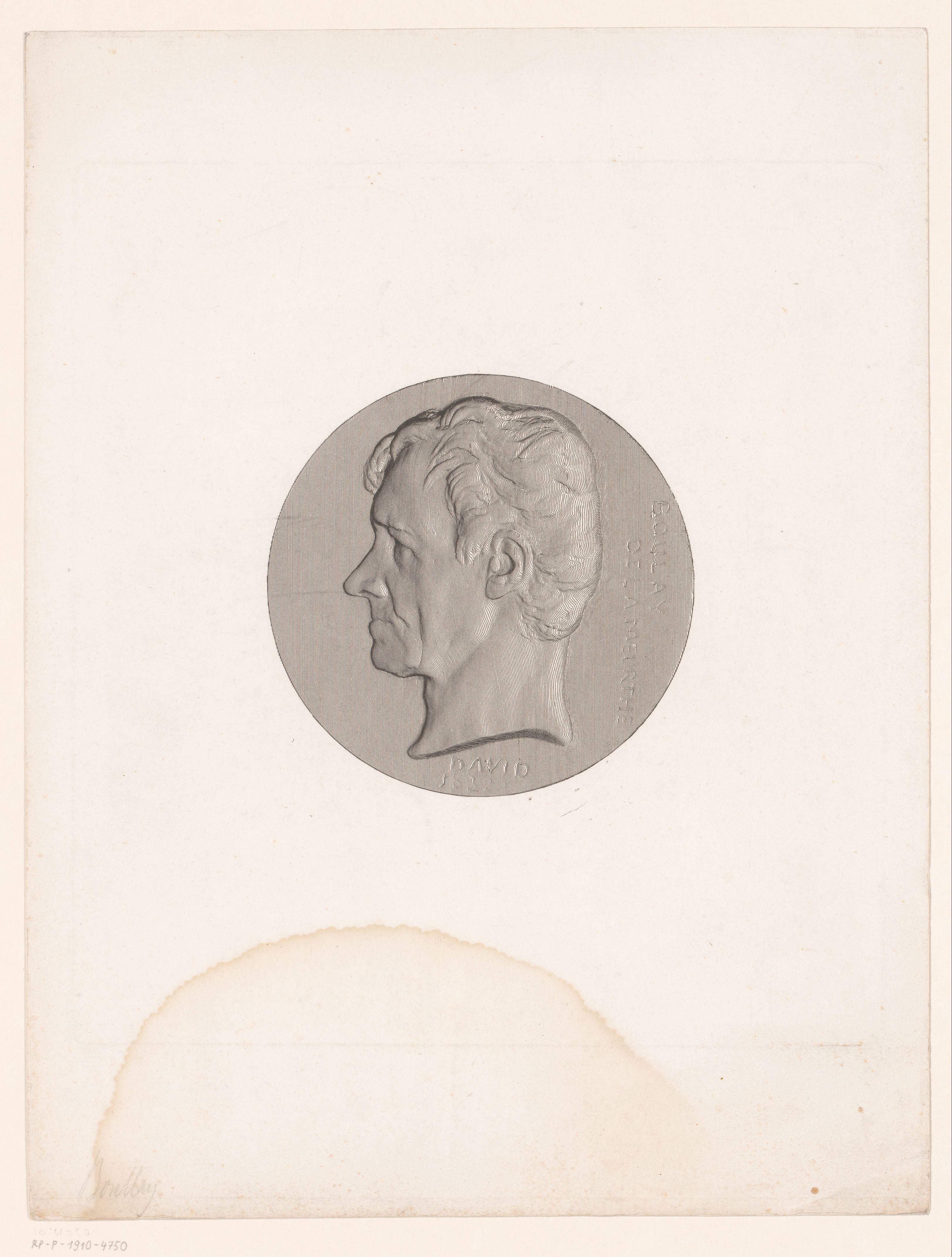 Medaillon met portret van Antoine Boulay de la Meurthe