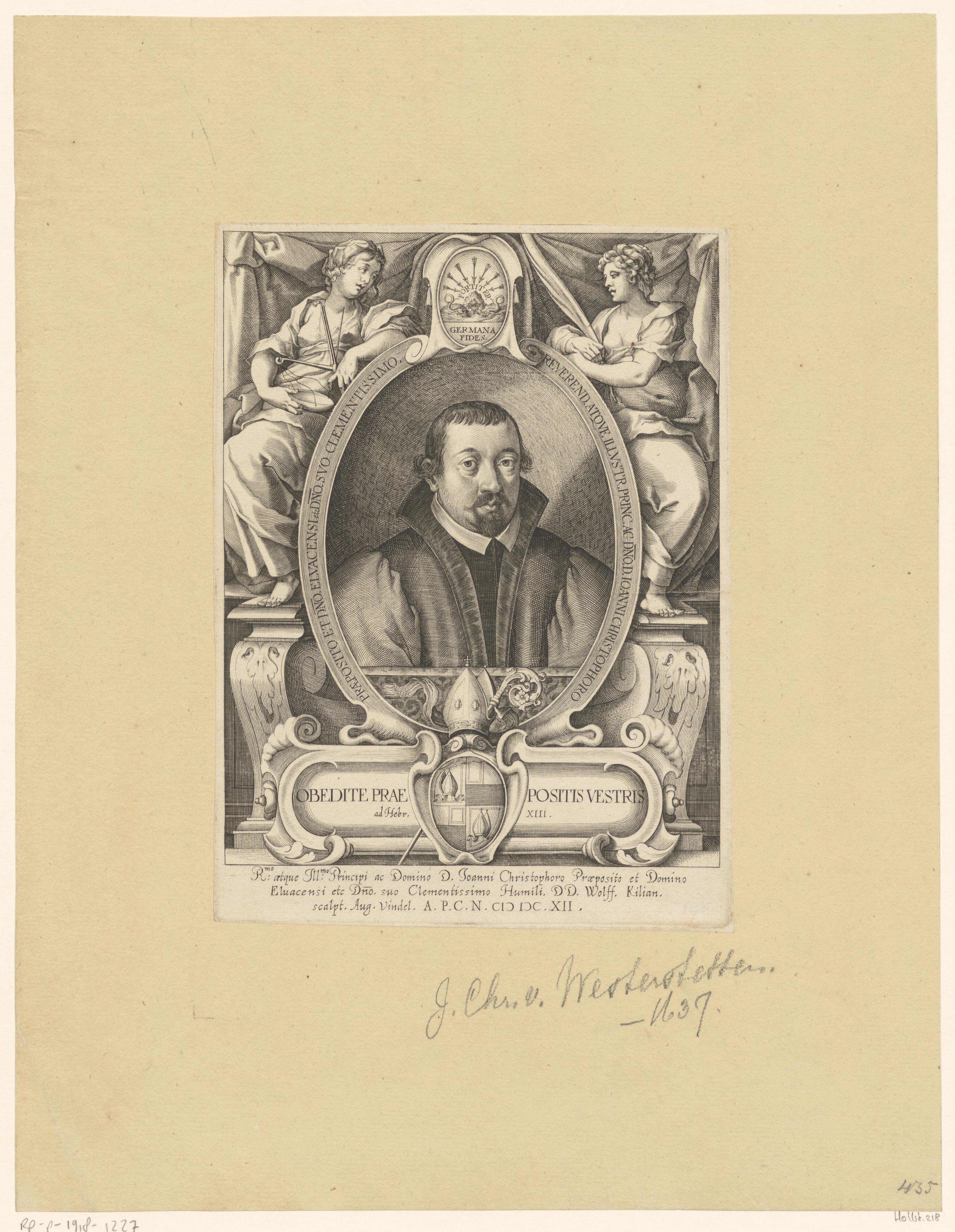 Portret van Johann Christoph von Westerstetten