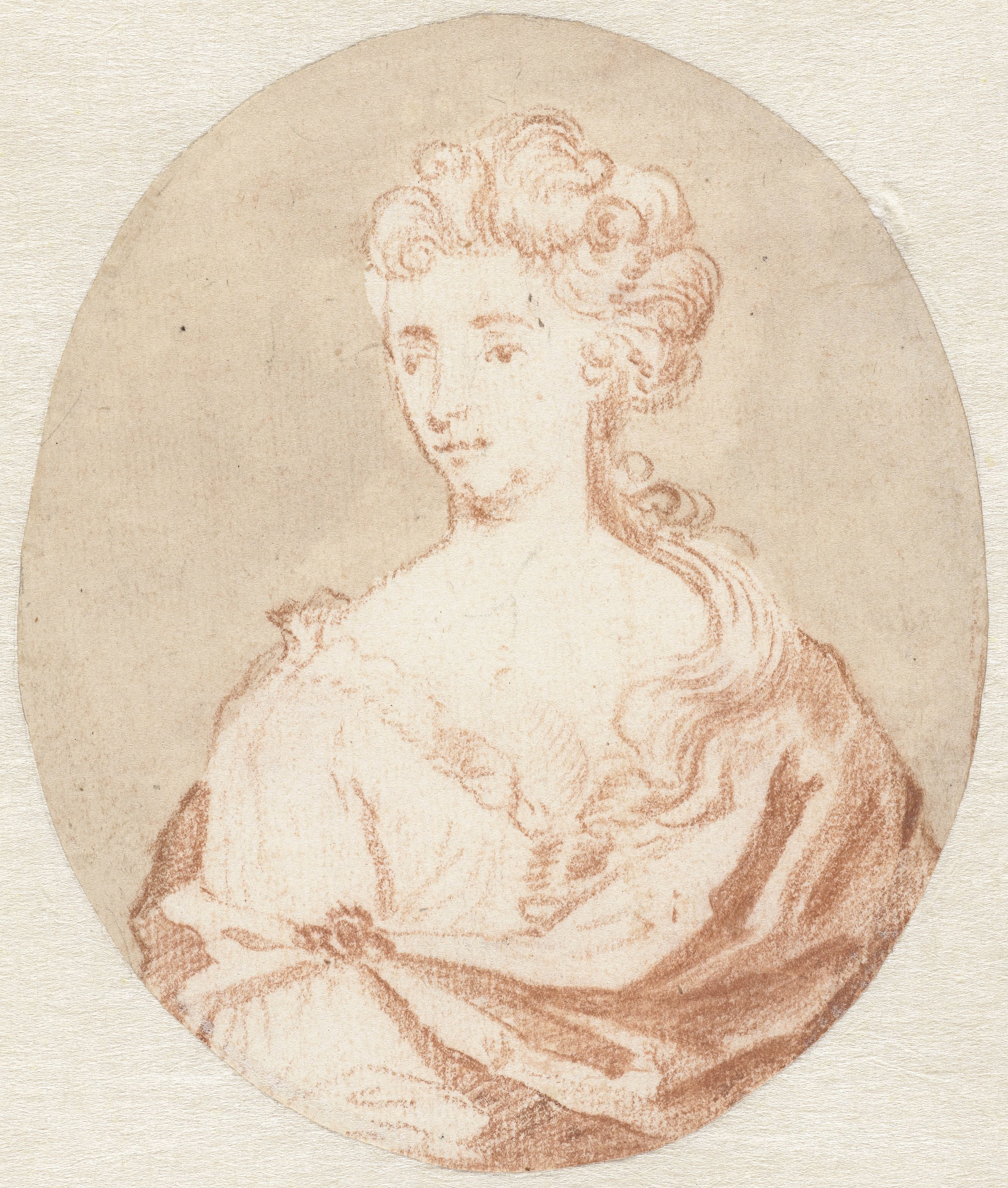 Portret van een onbekende vrouw