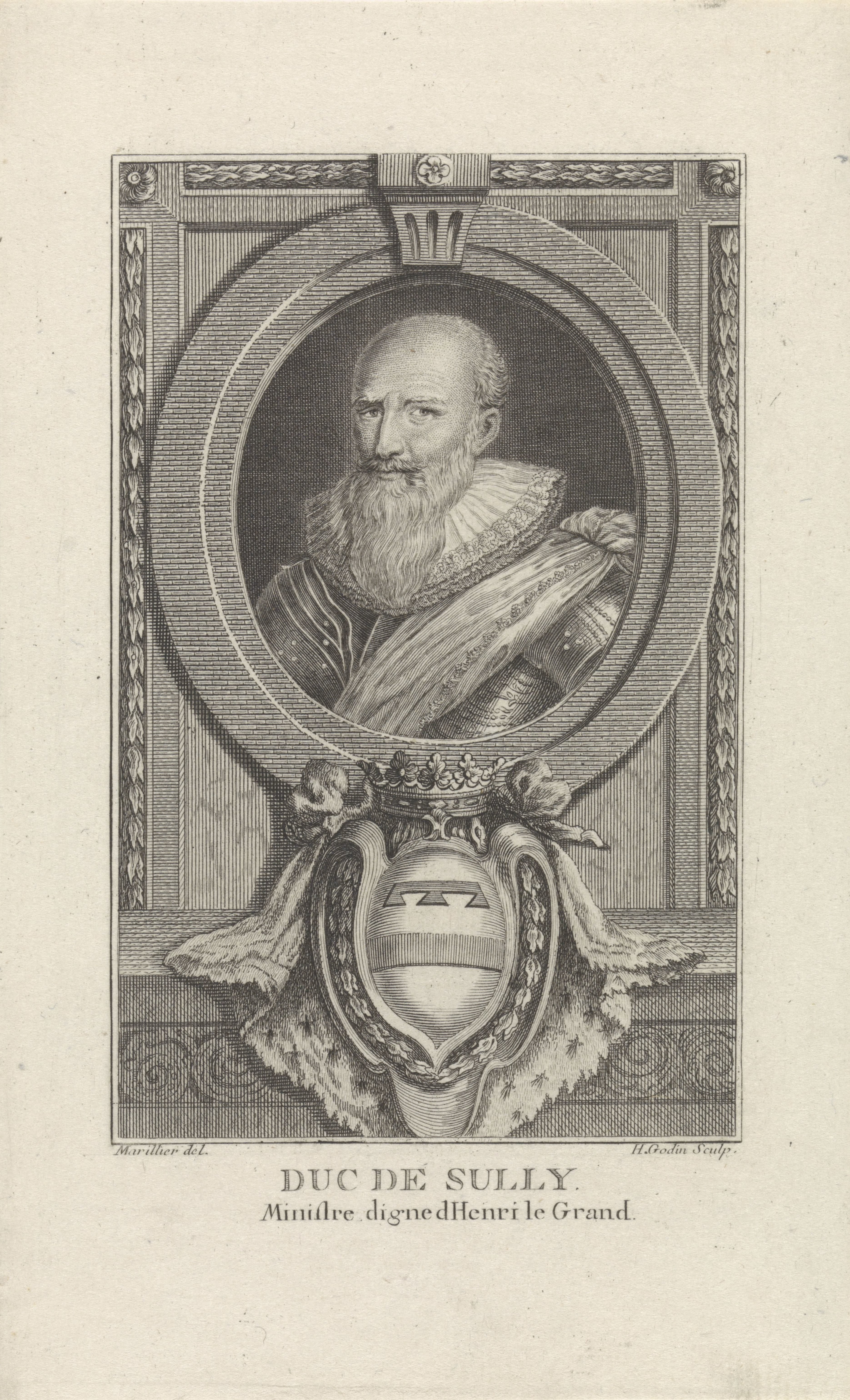 Portret van Maximilien de Bethune, hertog van Sully