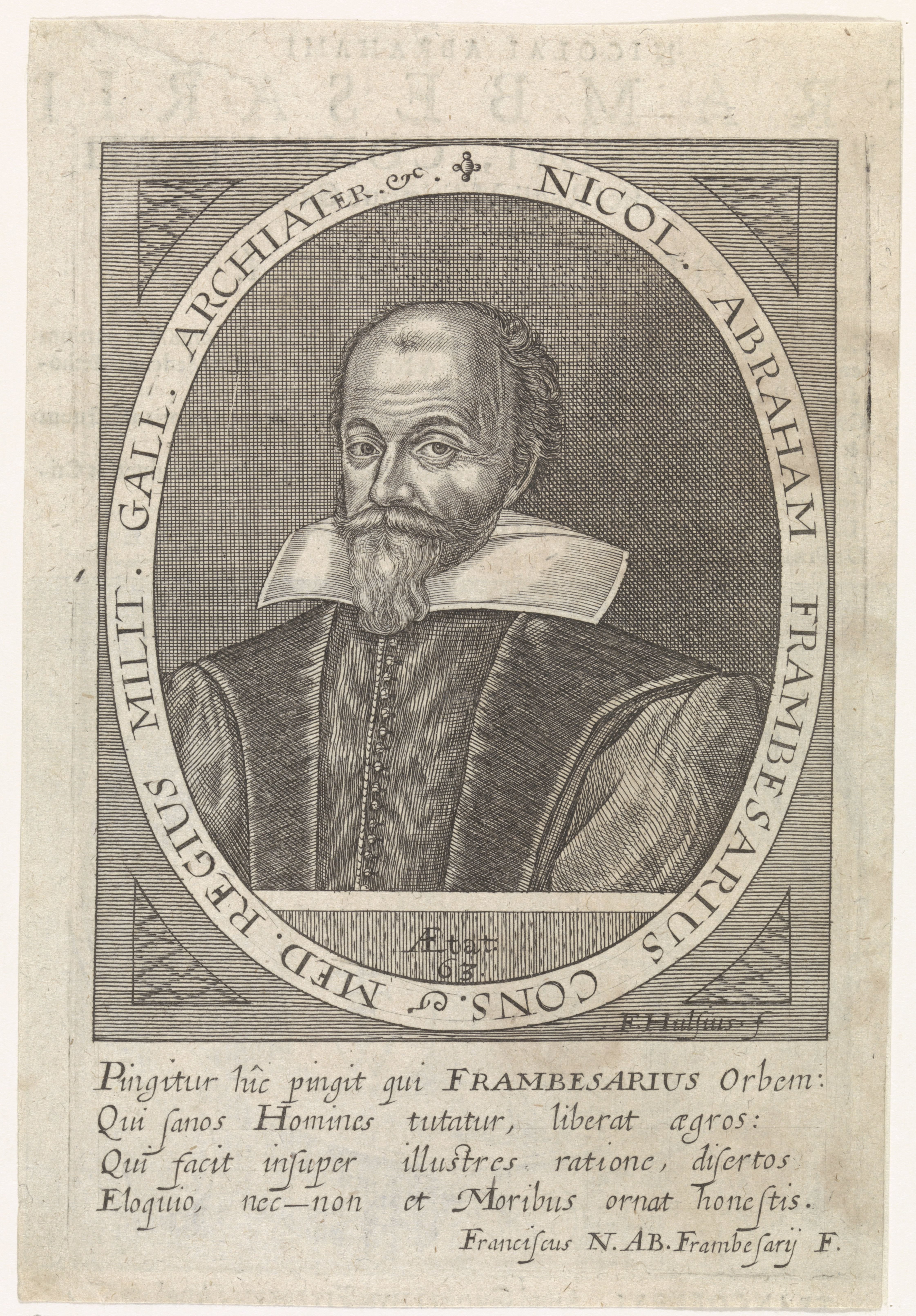 Portret van Nicolas Abraham de La Framboisière