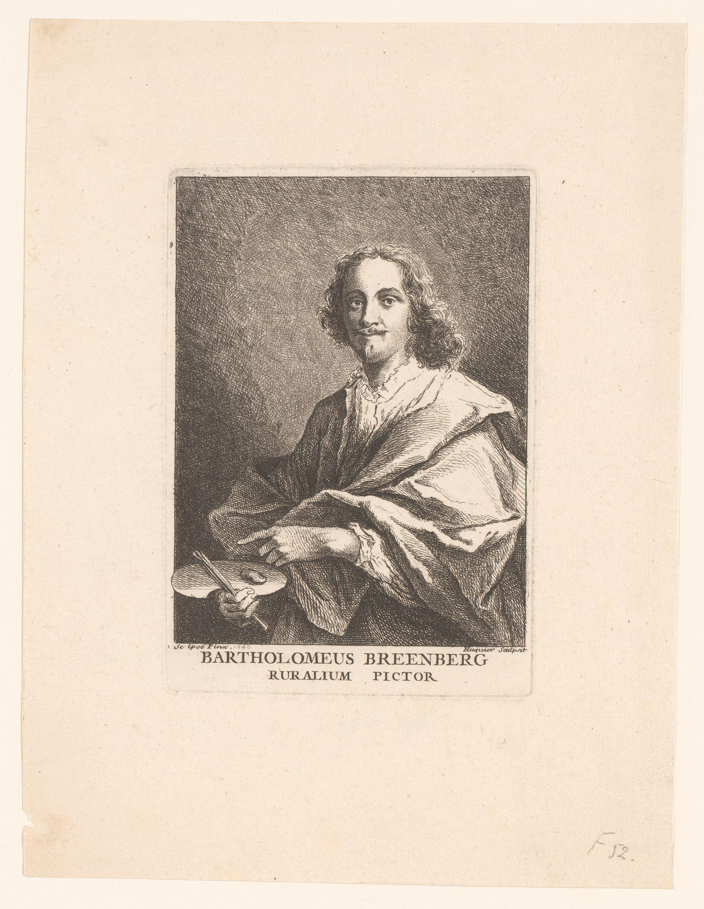 Portret van Bartholomeus Breenbergh