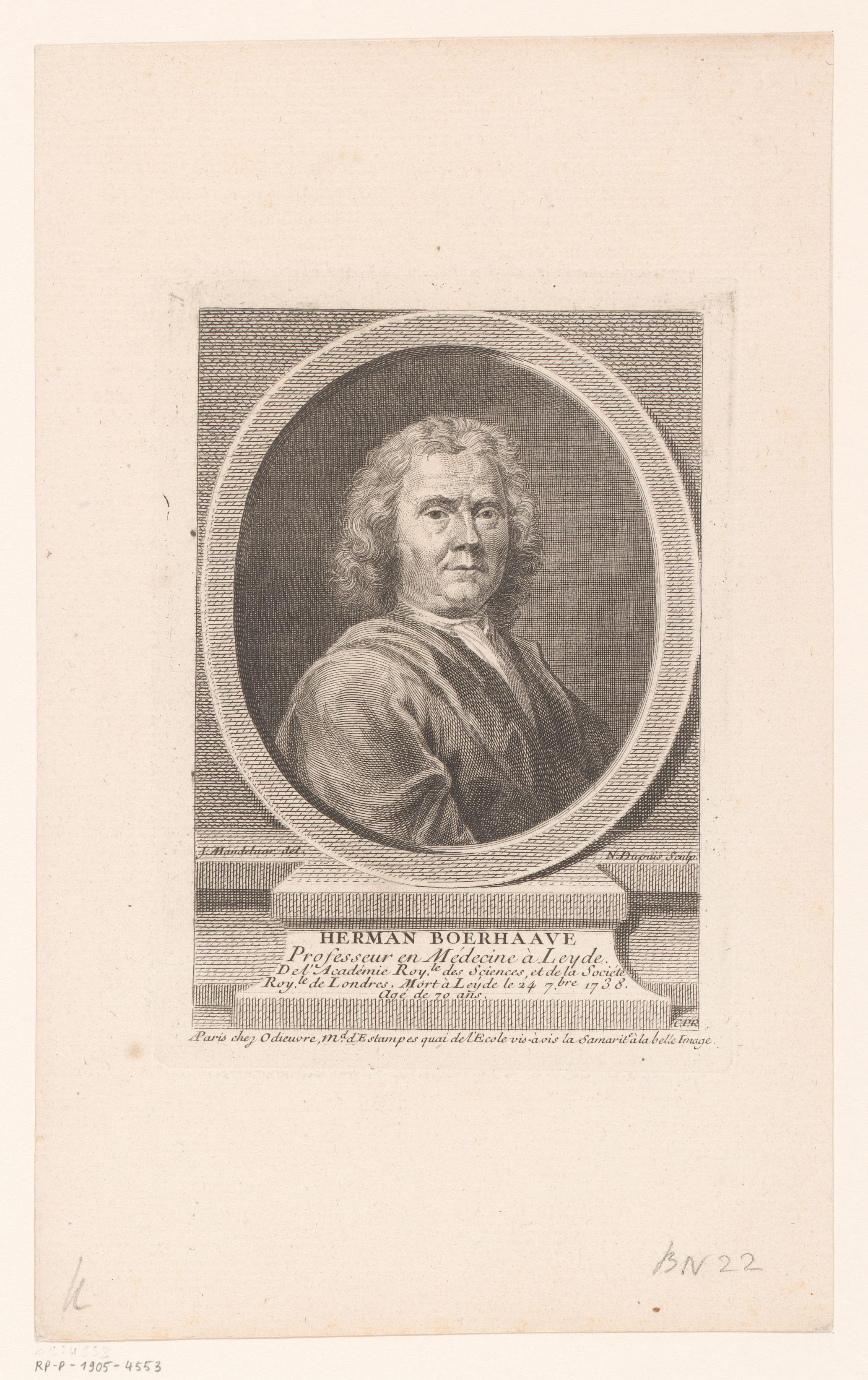 Portret van Herman Boerhaave