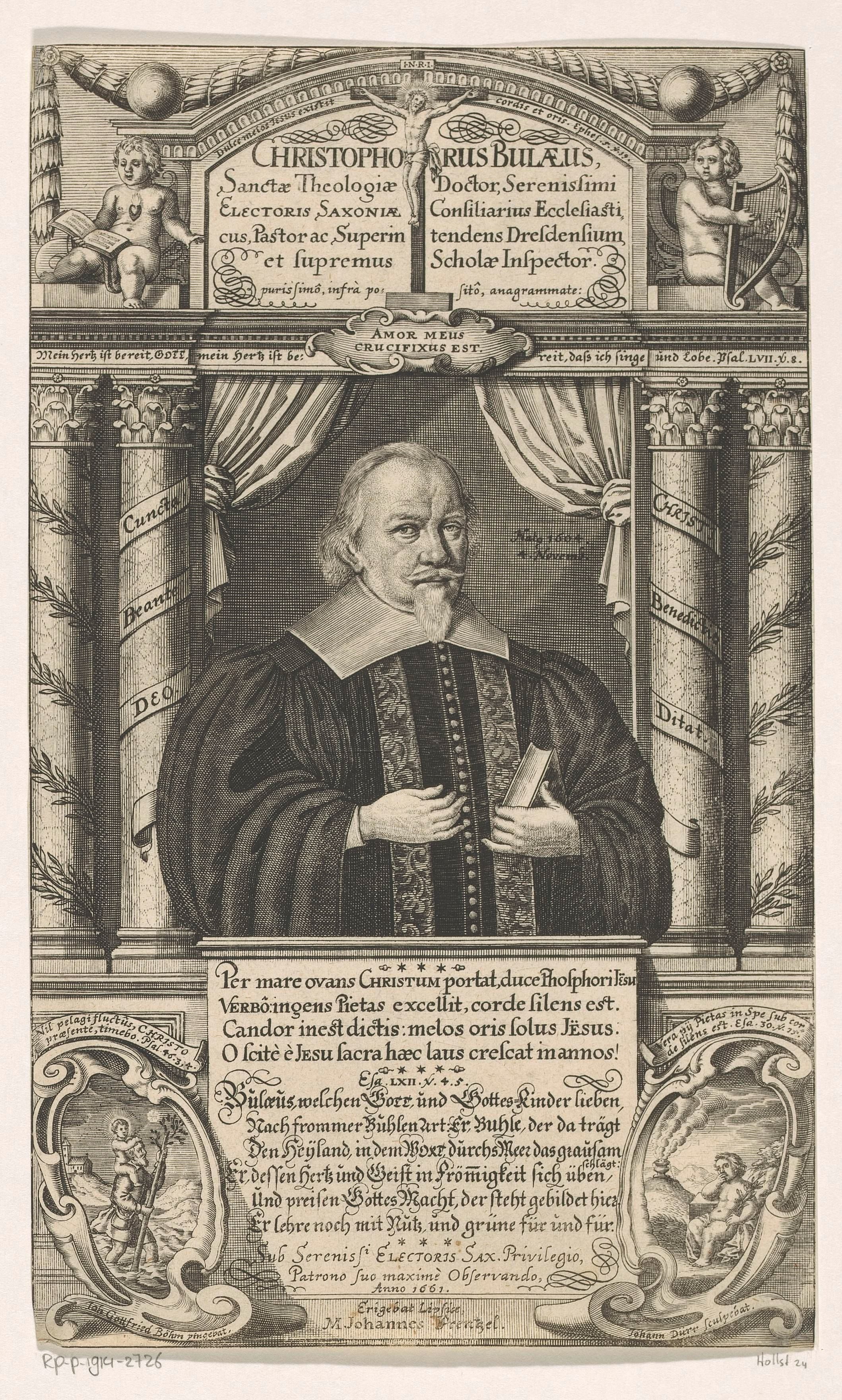 Portret van Christoph Bulaeus