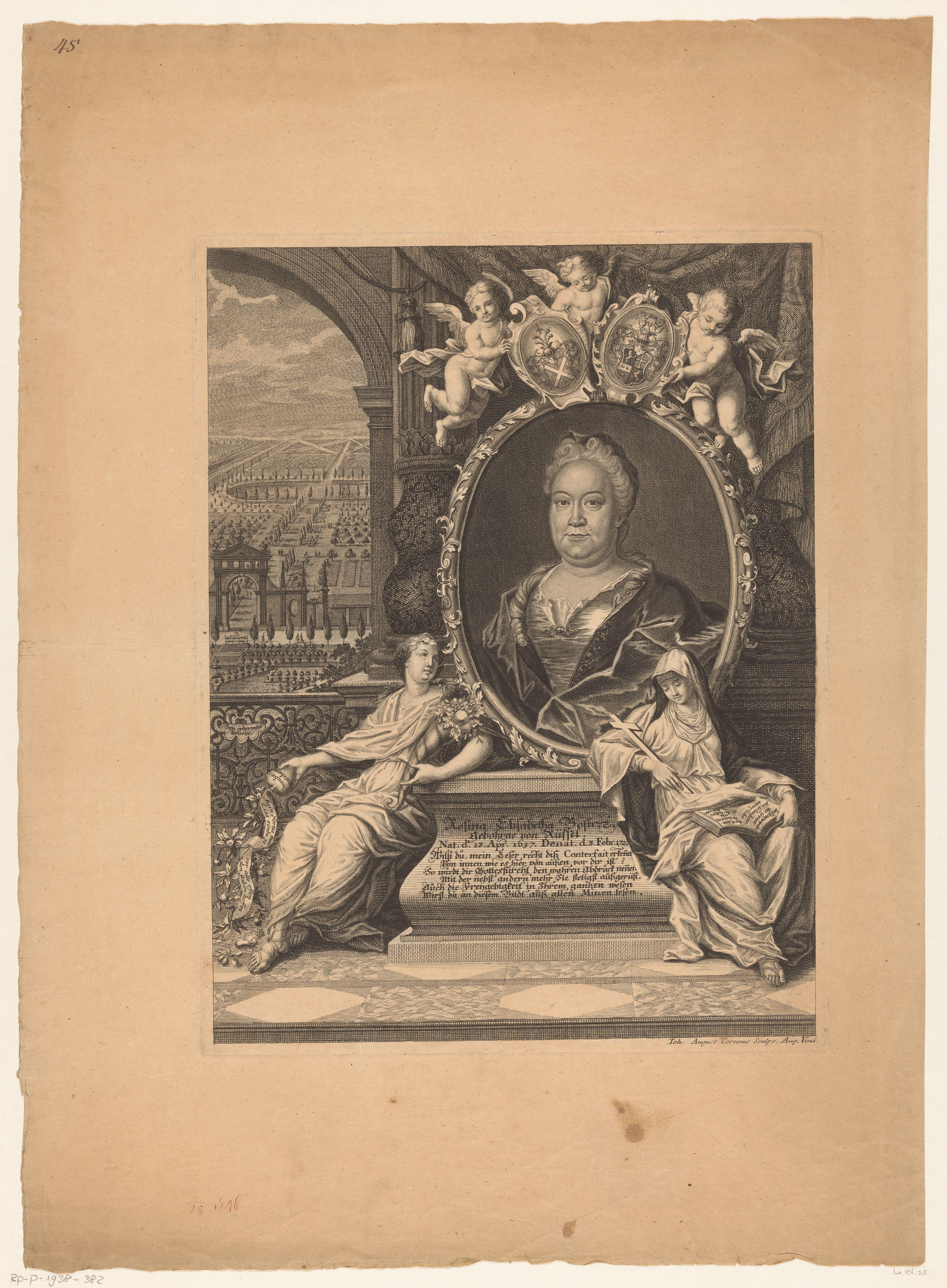 Portret van Rosina Elisabeth Bose
