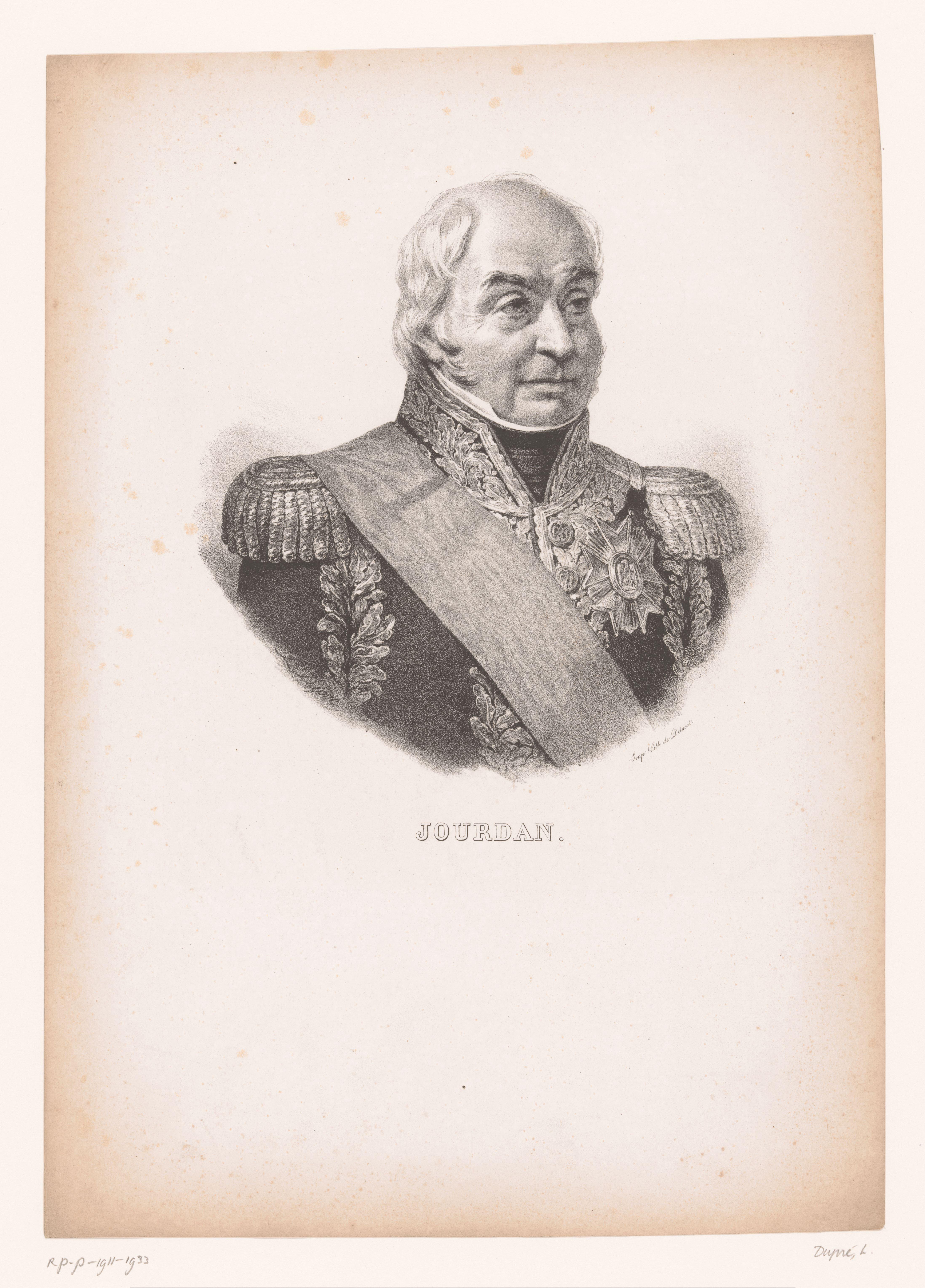 Portret van Jean-Baptiste Jourdan