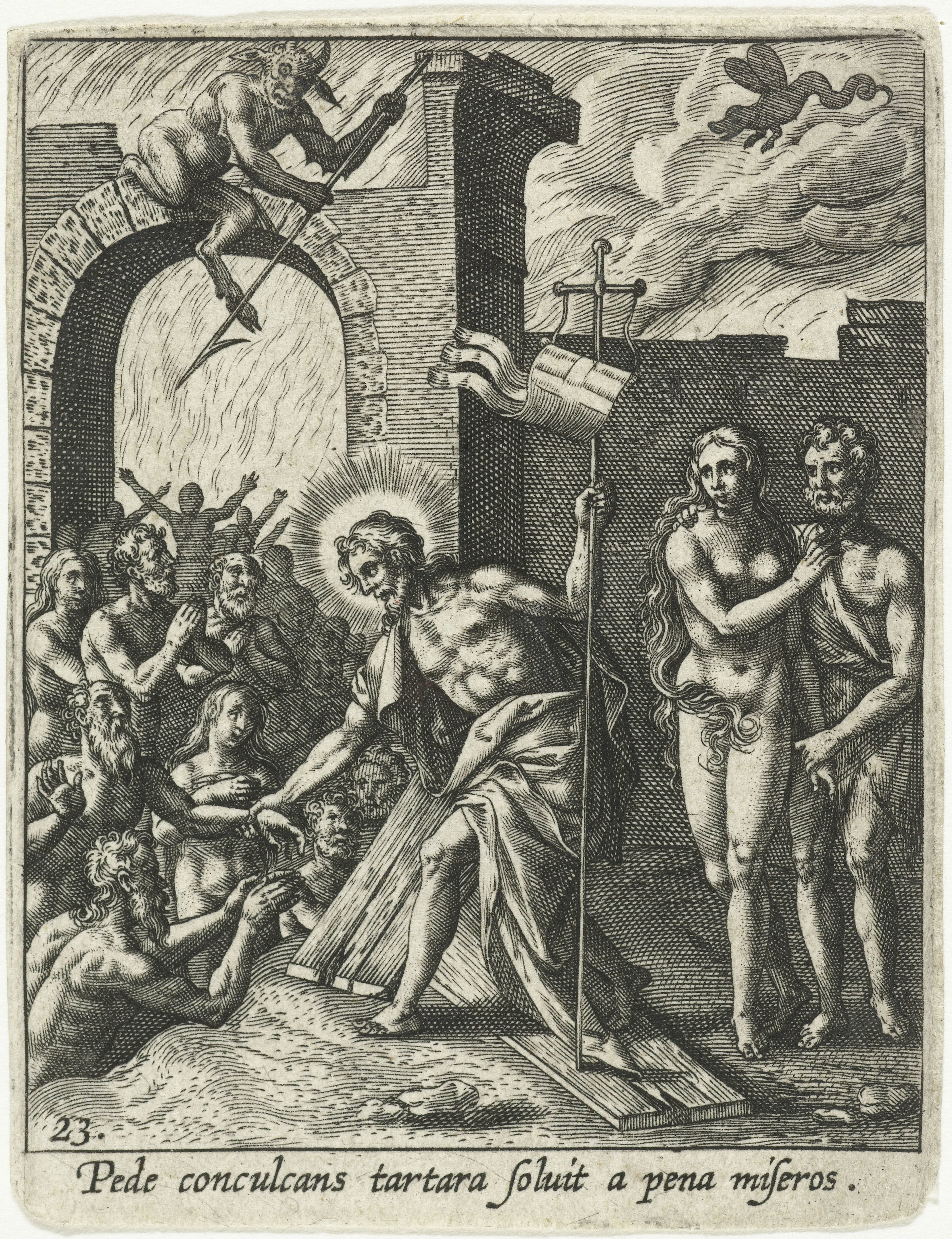Christus in het voorgeborchte