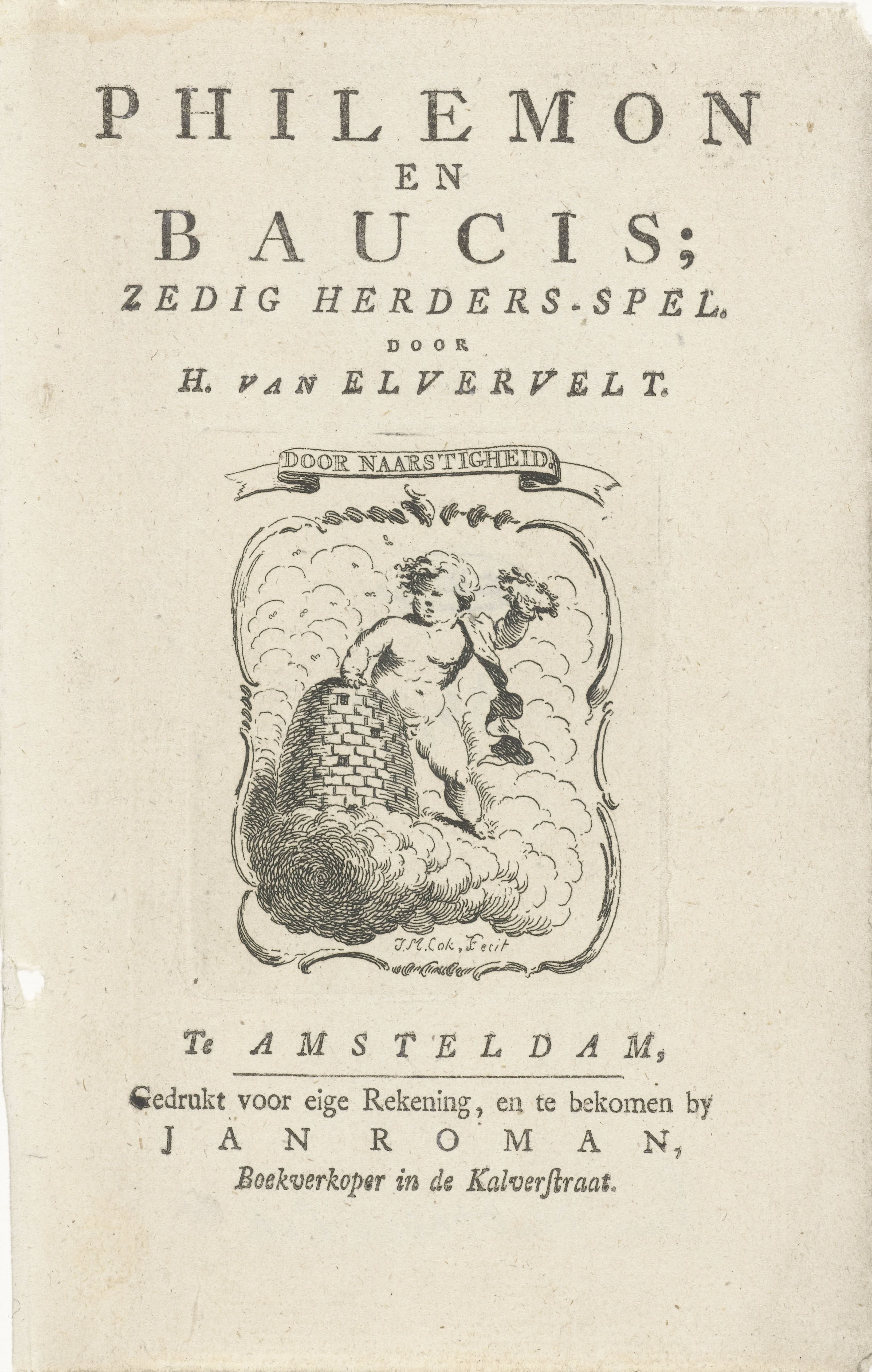 Putto leunt op bijenkorf