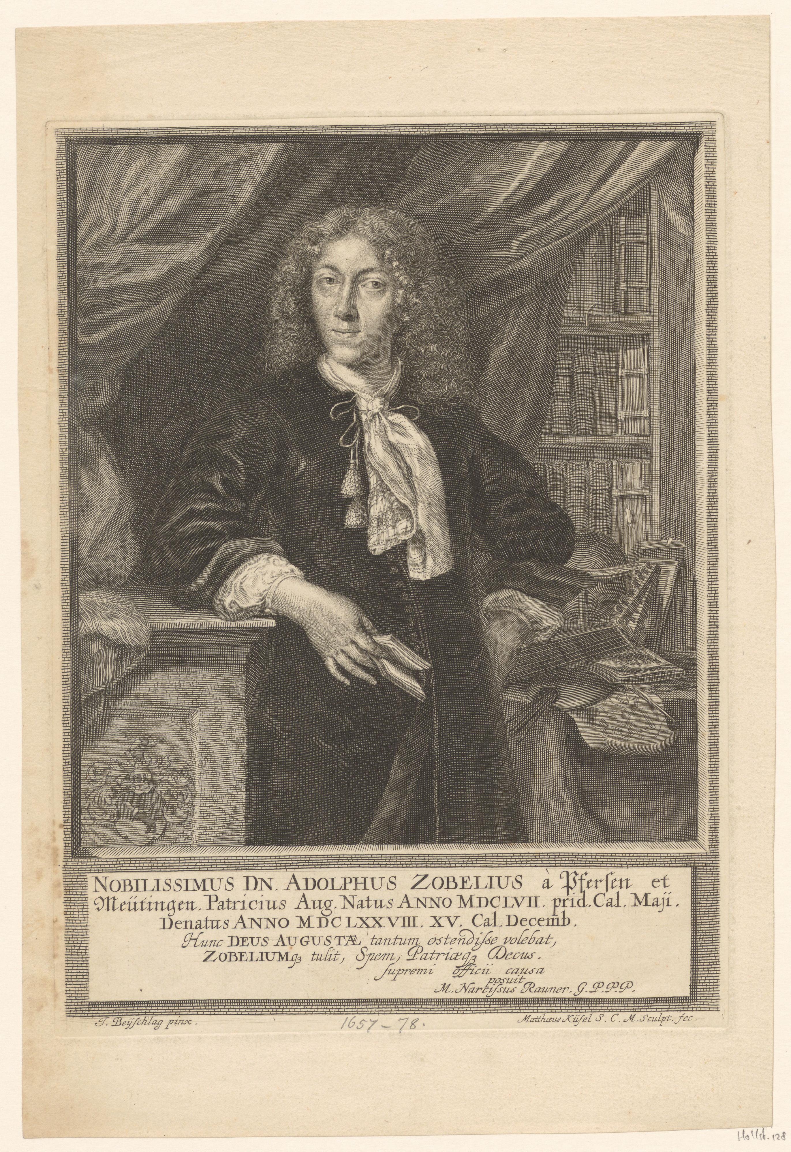 Portret van Adolph Zobel von Pfersen