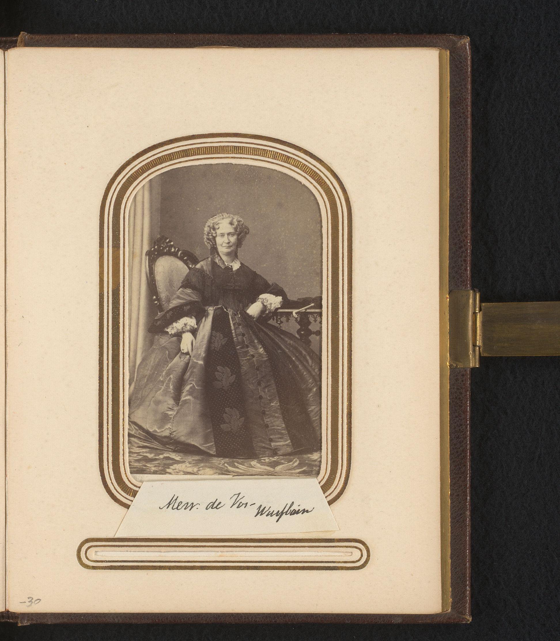Portret van Abrahamina Henriette de Vos-Wurfbain