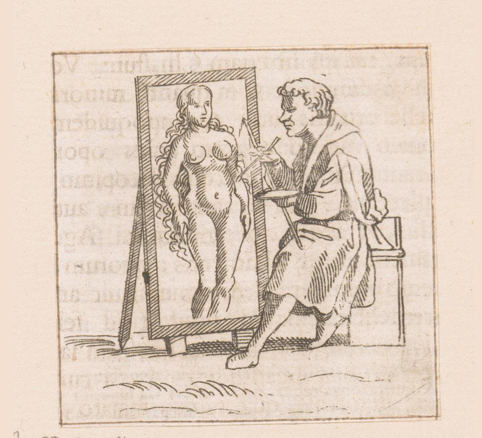 Apelles schildert Venus Anadyomene