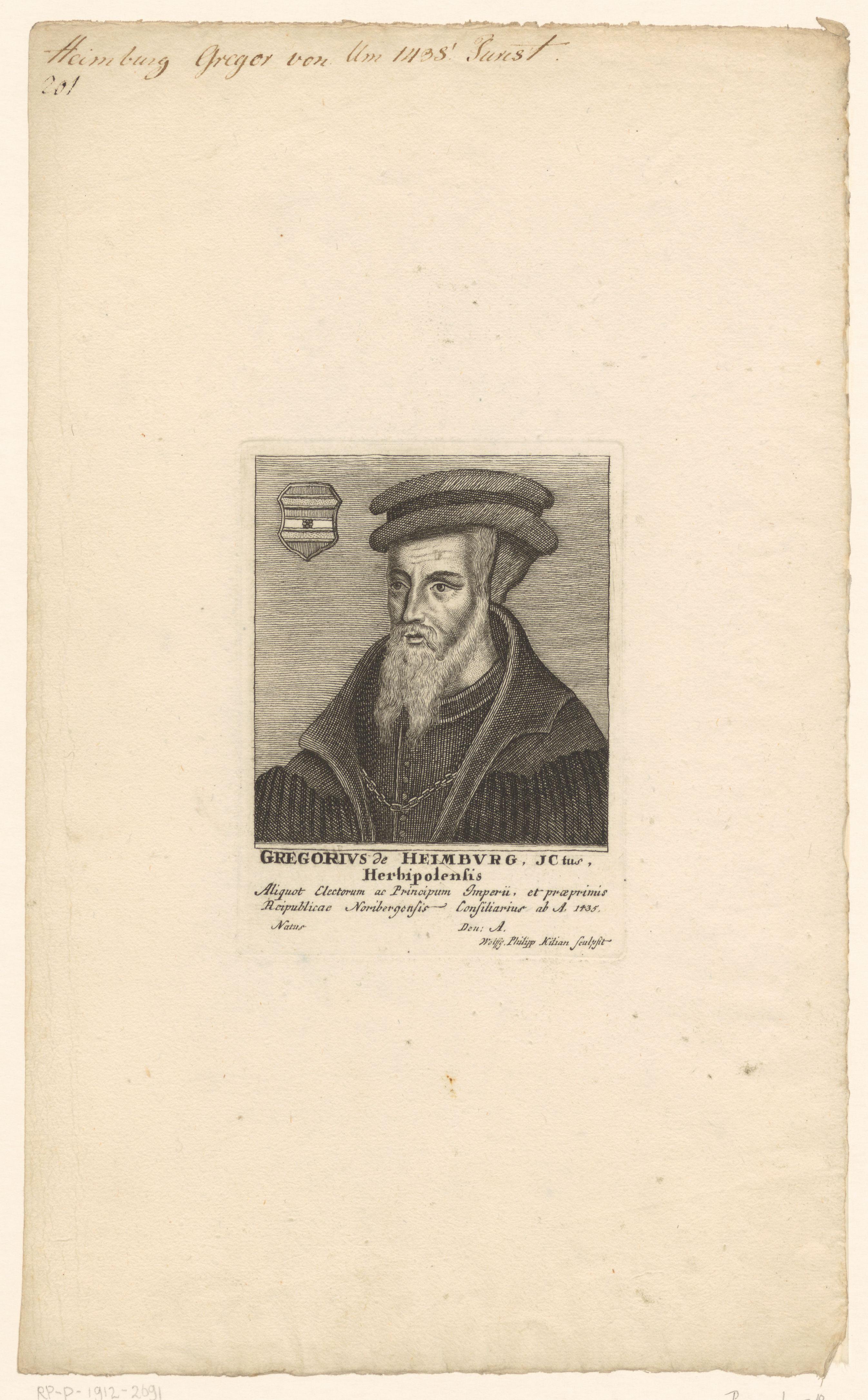 Portret van Gregor Heimburg