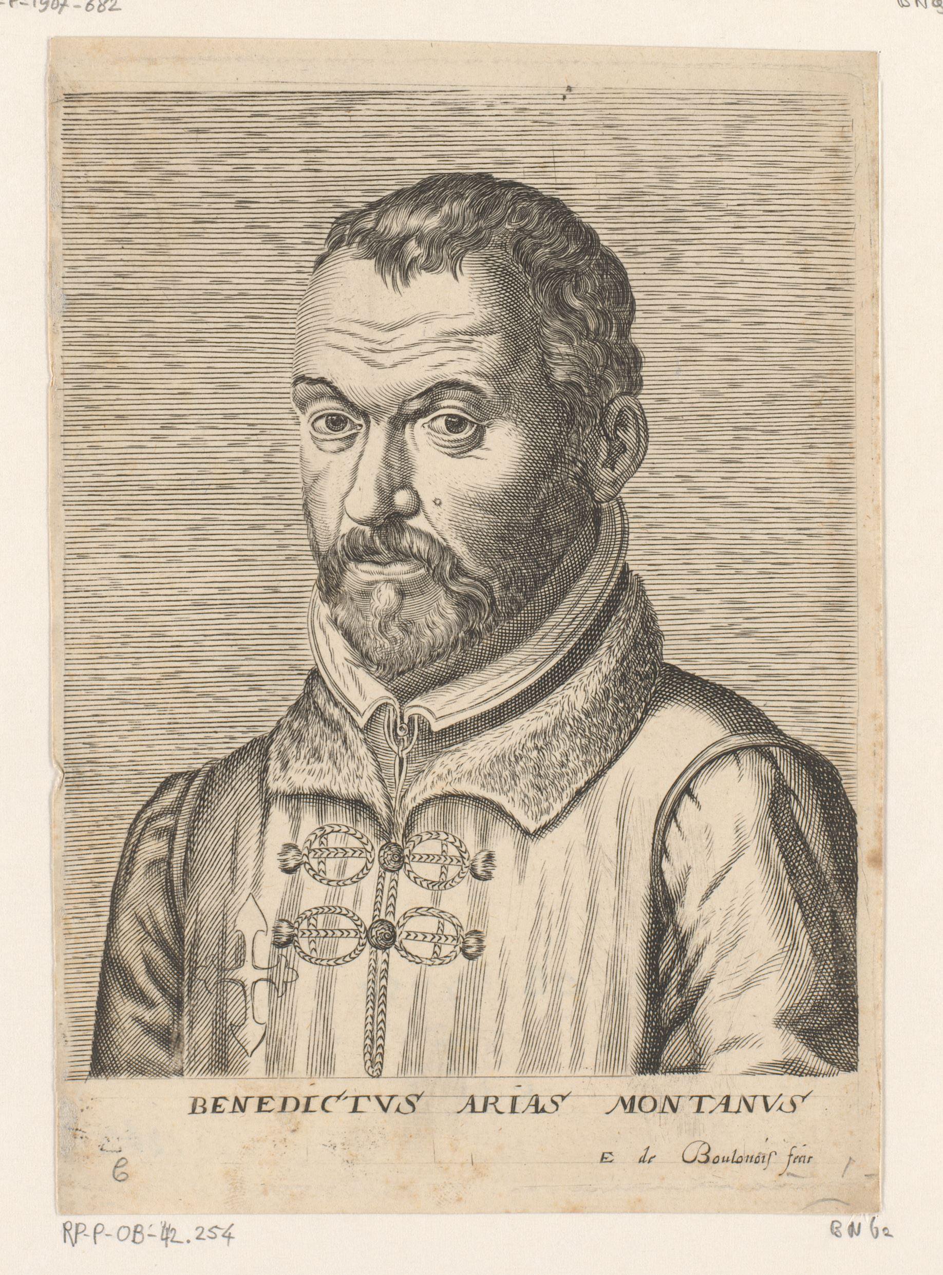 Portret van Benedictus Arias Montanus