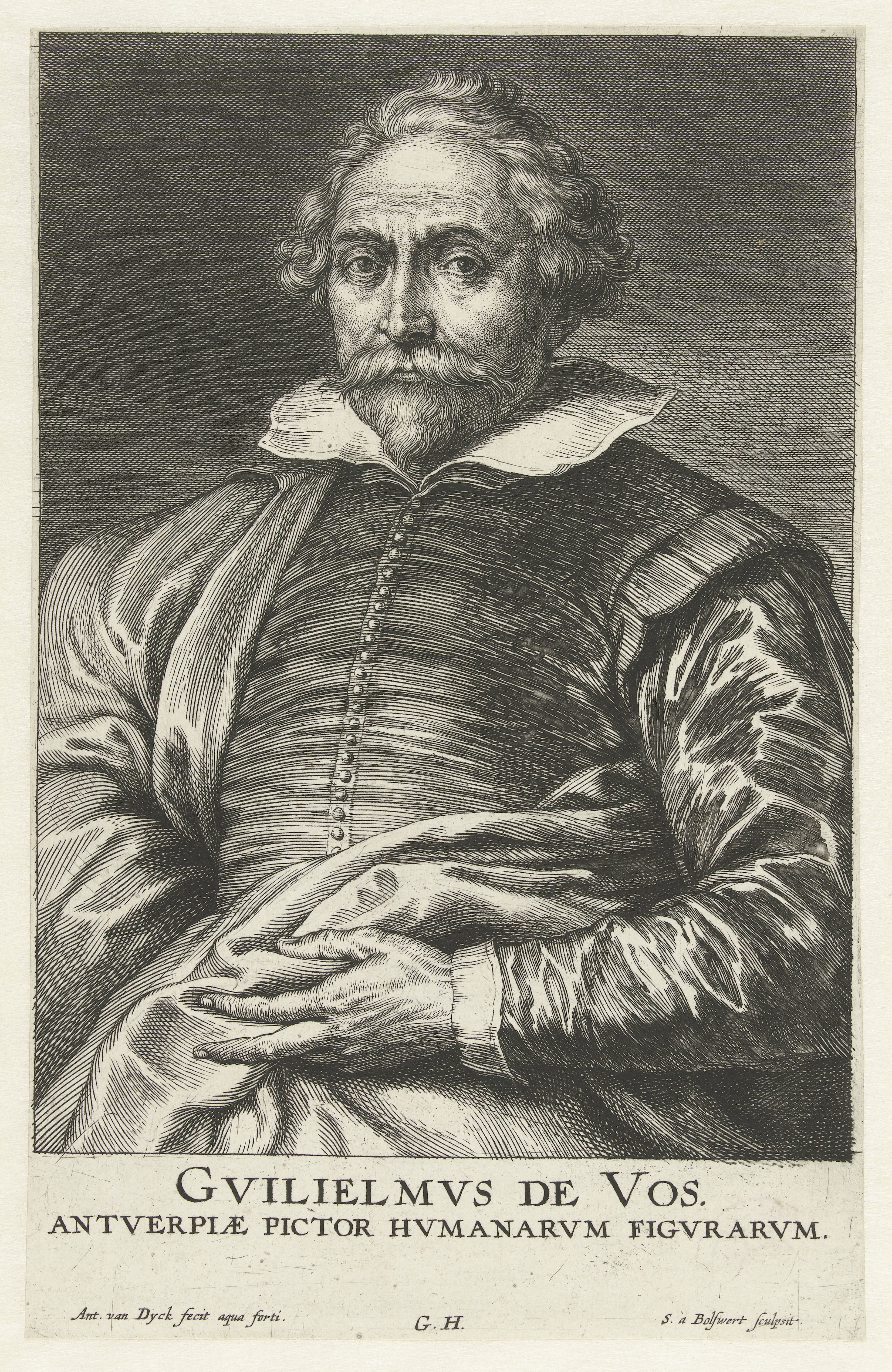 Portret van Willem de Vos