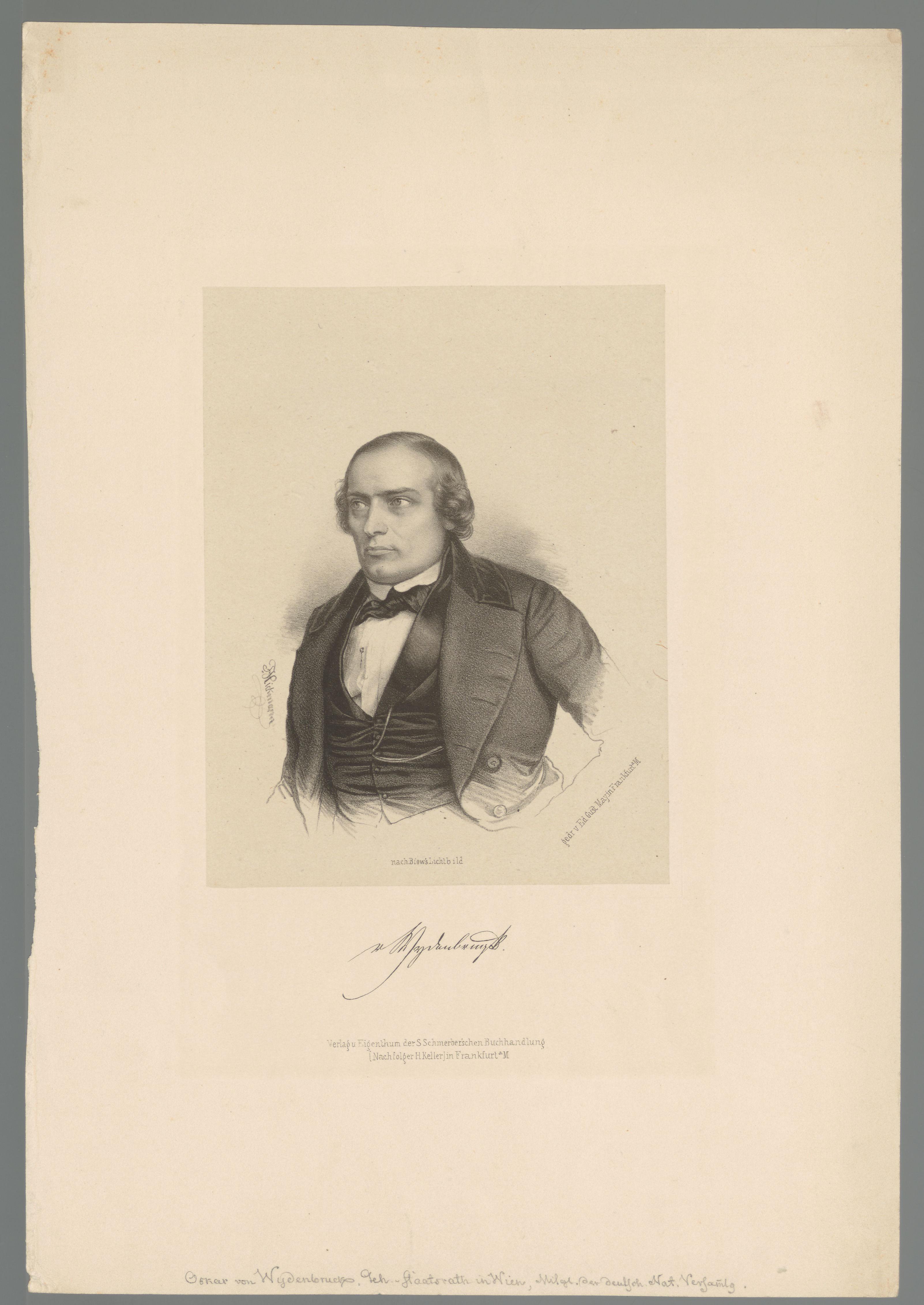 Portret van Oskar von Wydenbrugk