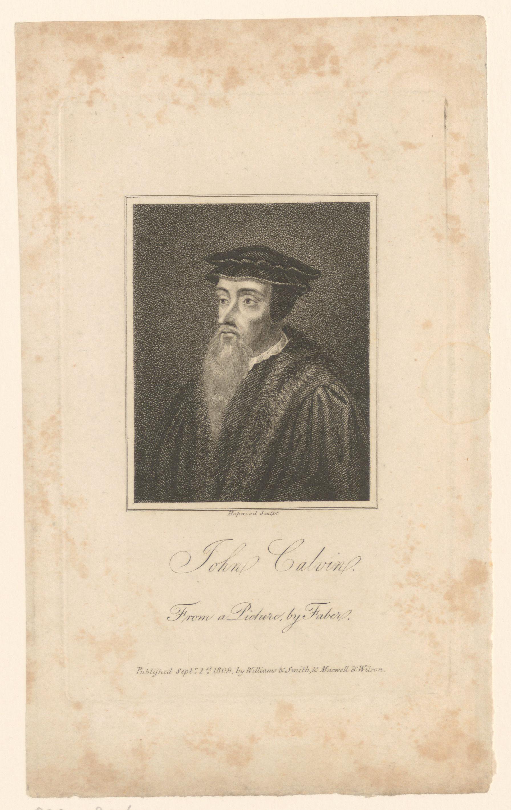 Portret van Johannes Calvijn