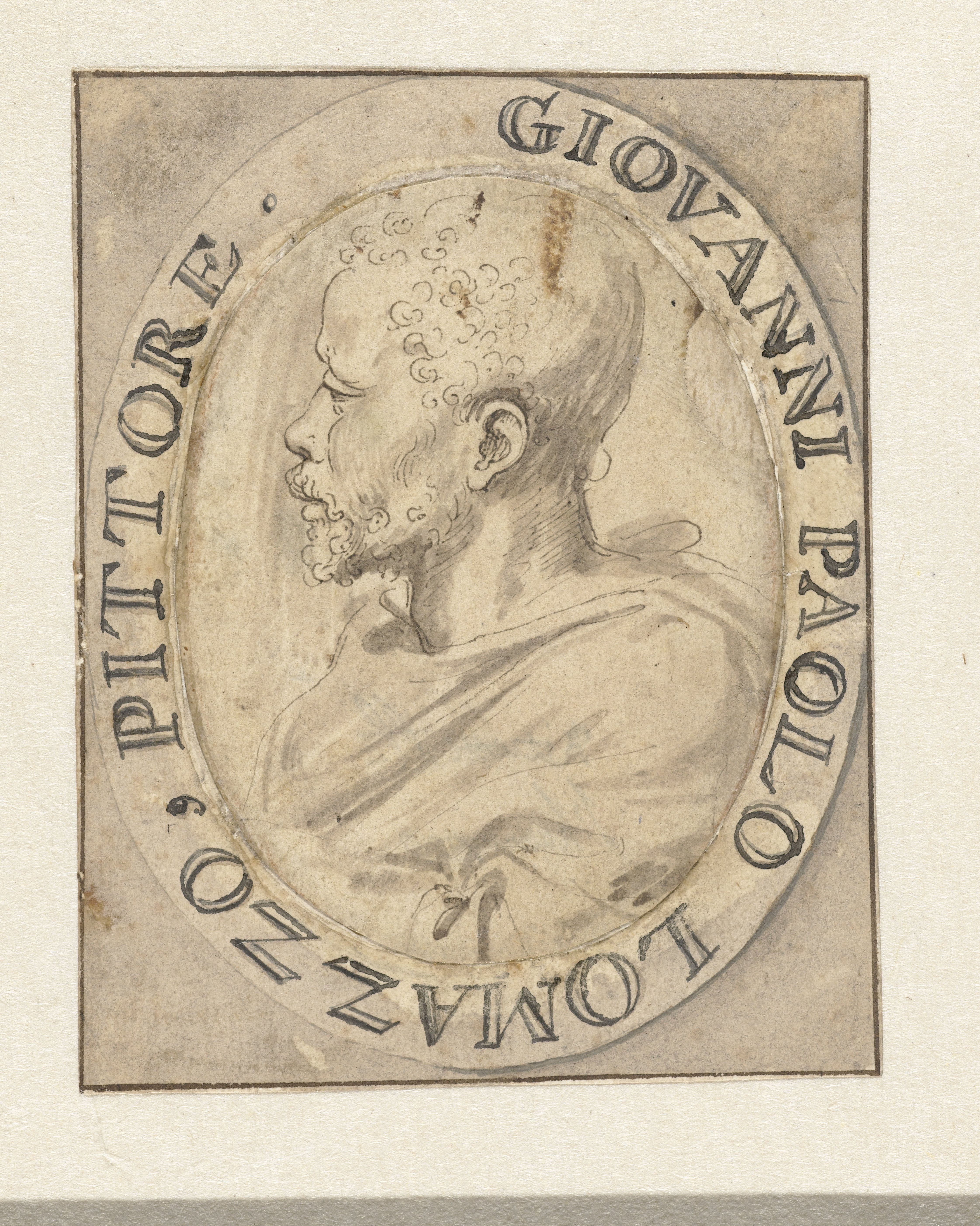 Portret van Giovanni Paolo Lomazzo