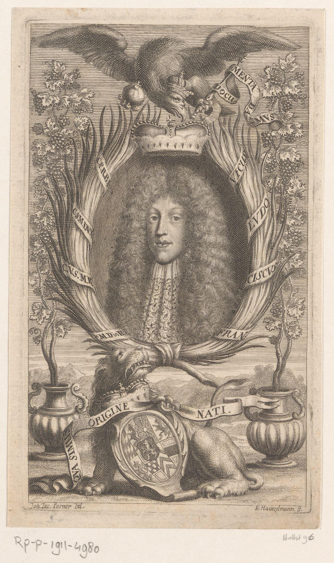 Portret van Franz Ludwig von Pfalz-Neuburg