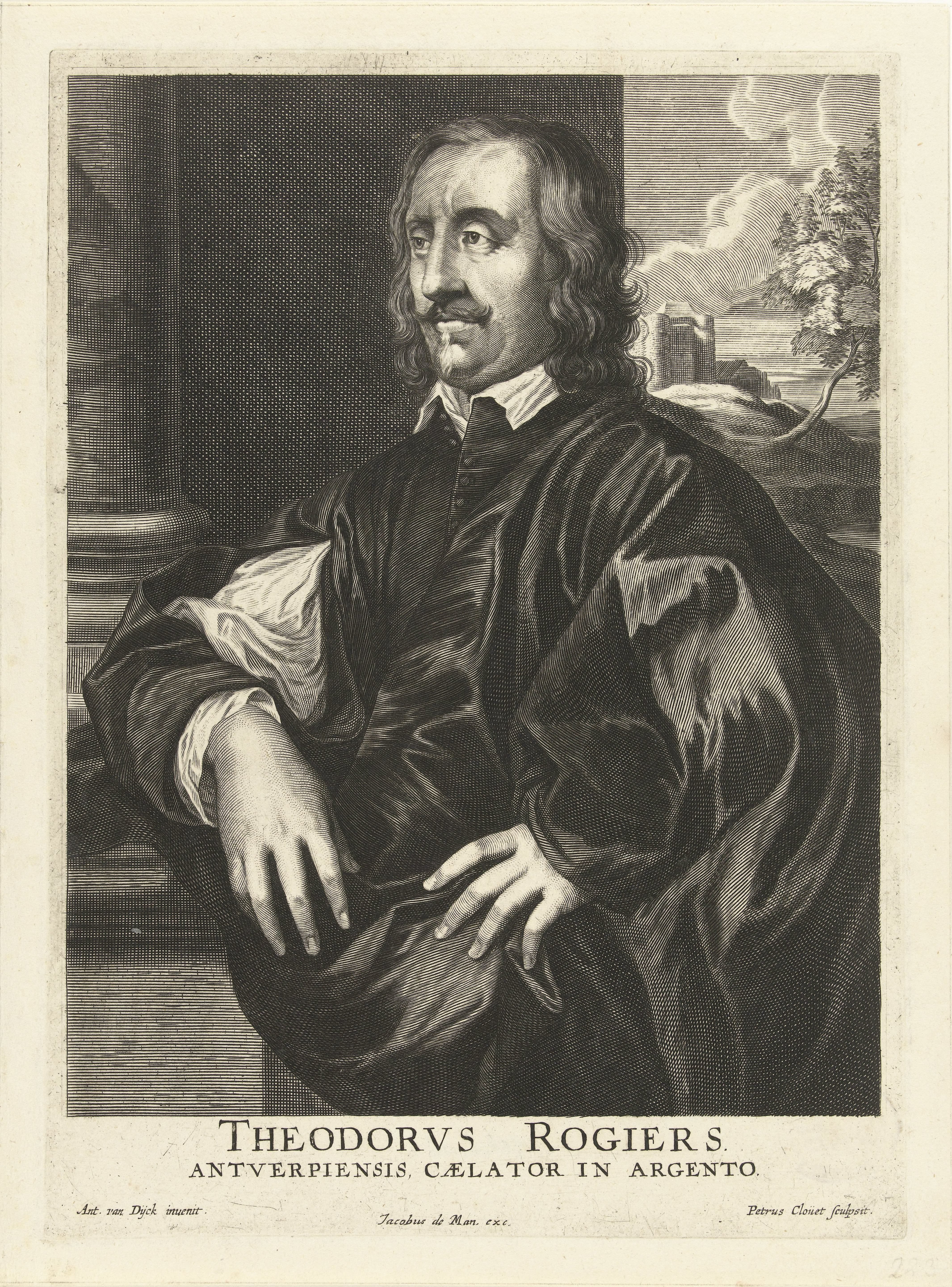 Portret van Theodor Rogiers