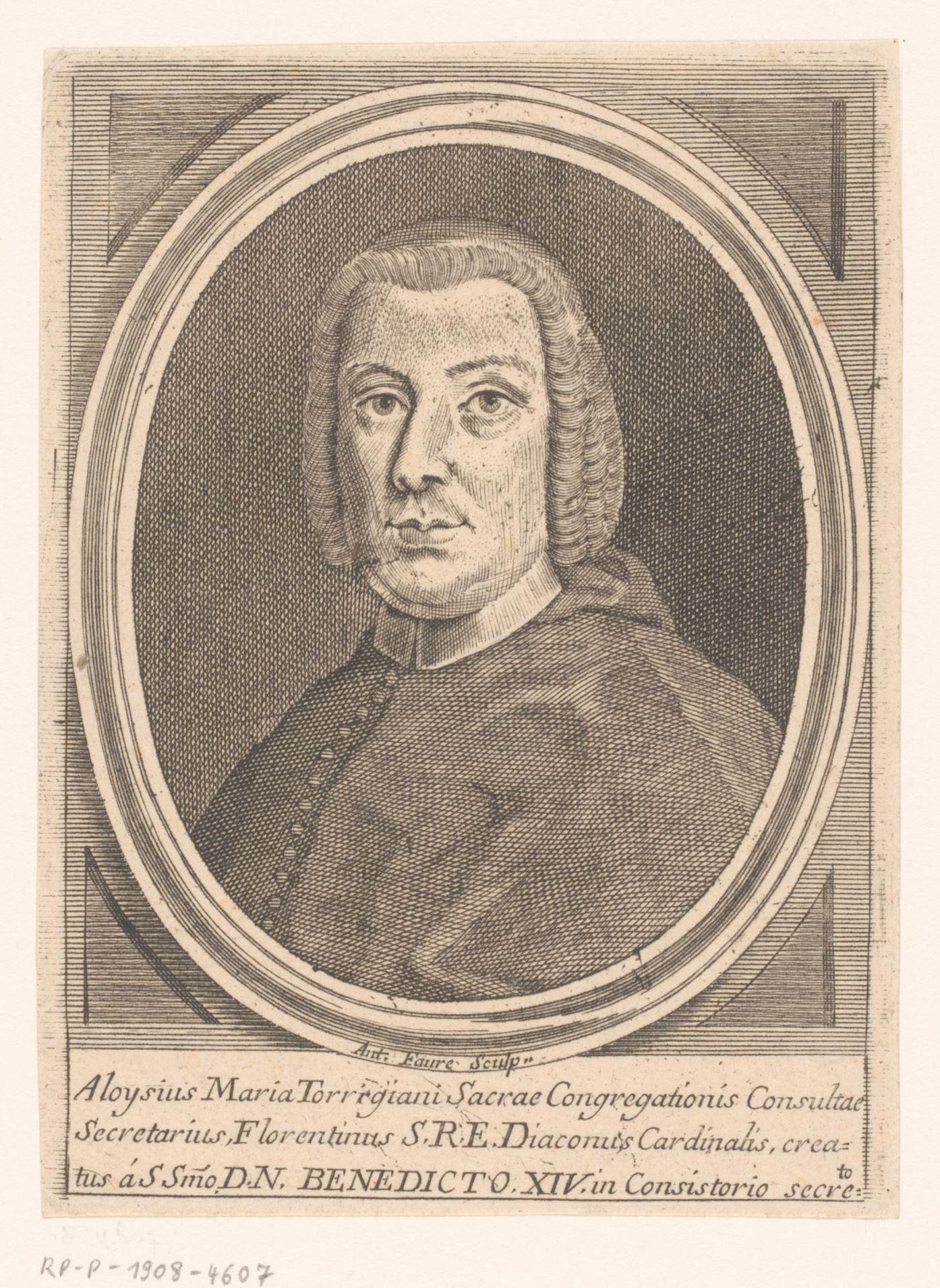 Portret van Aloysius Maria Torrigiani