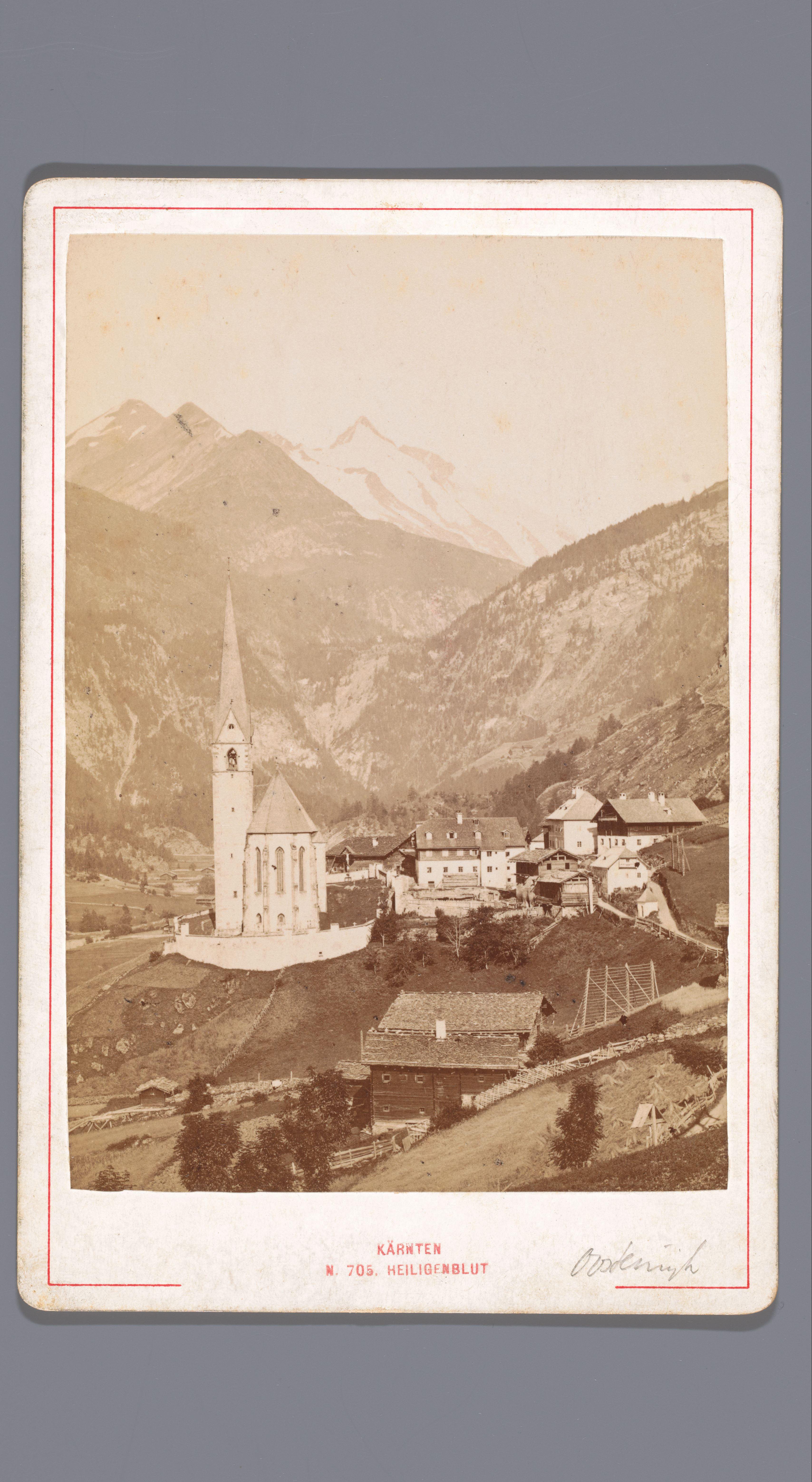 Gezicht op Heiligenblut, Oostenrijk