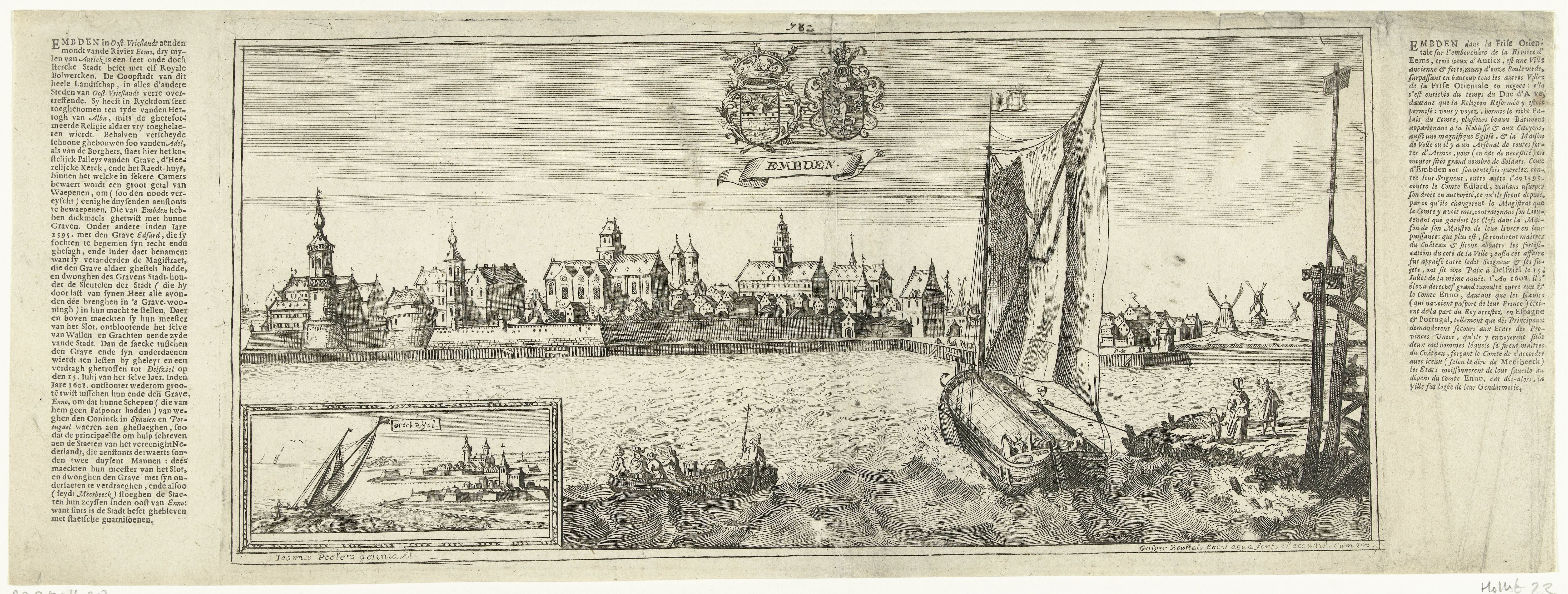 Gezicht op Emden