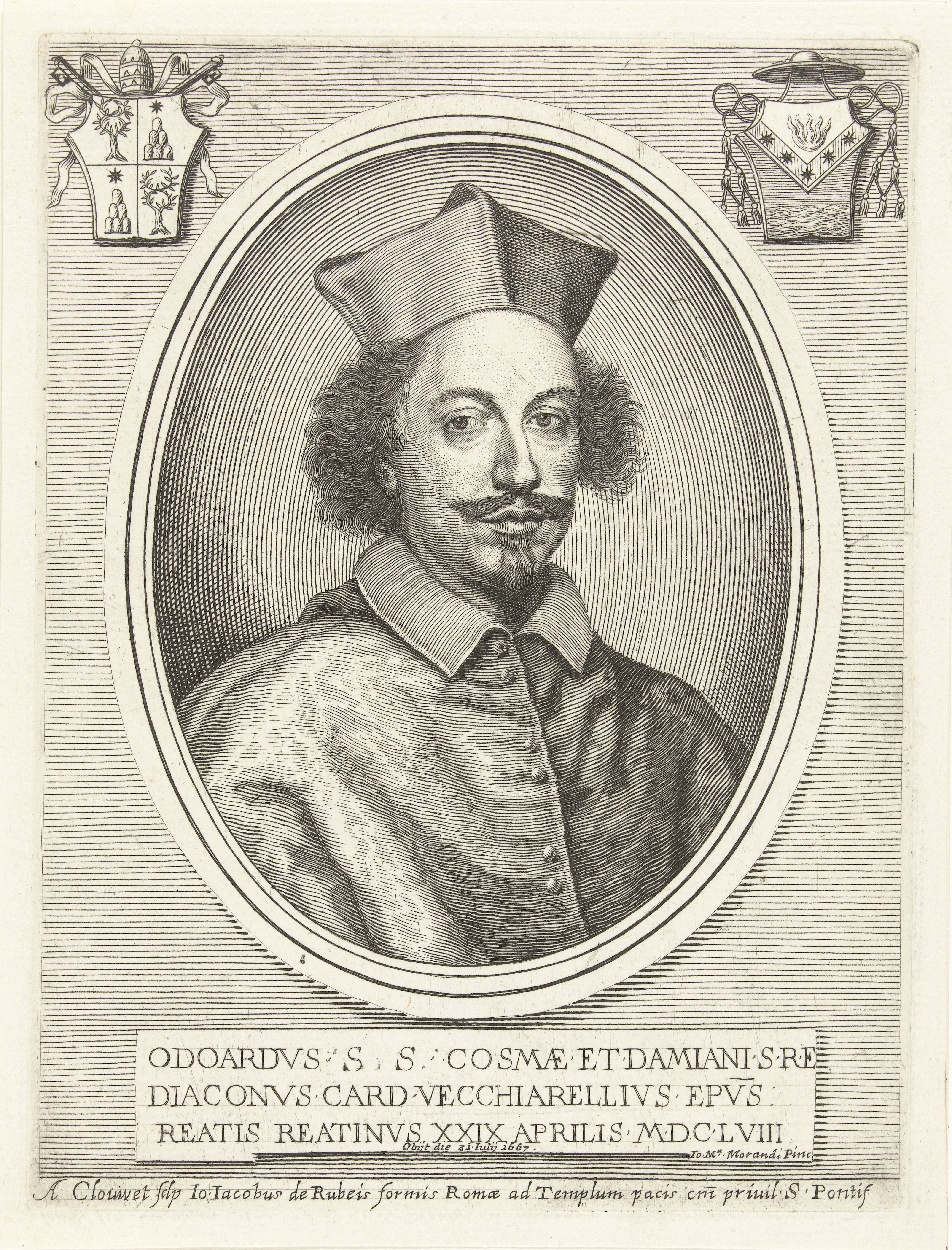Portret van kardinaal Odoardo Vecchiarelli