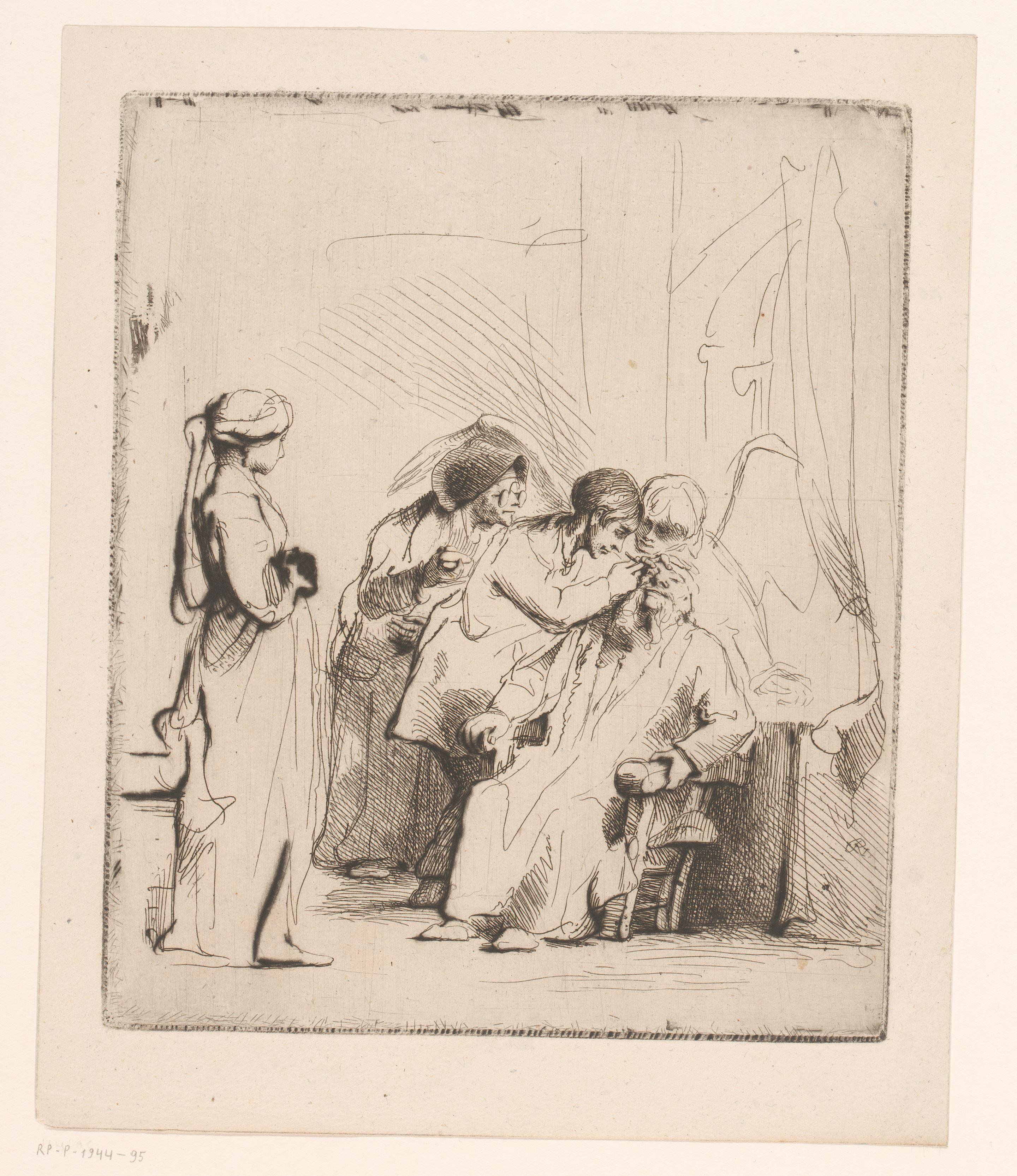 Genezing van de ogen van Tobit