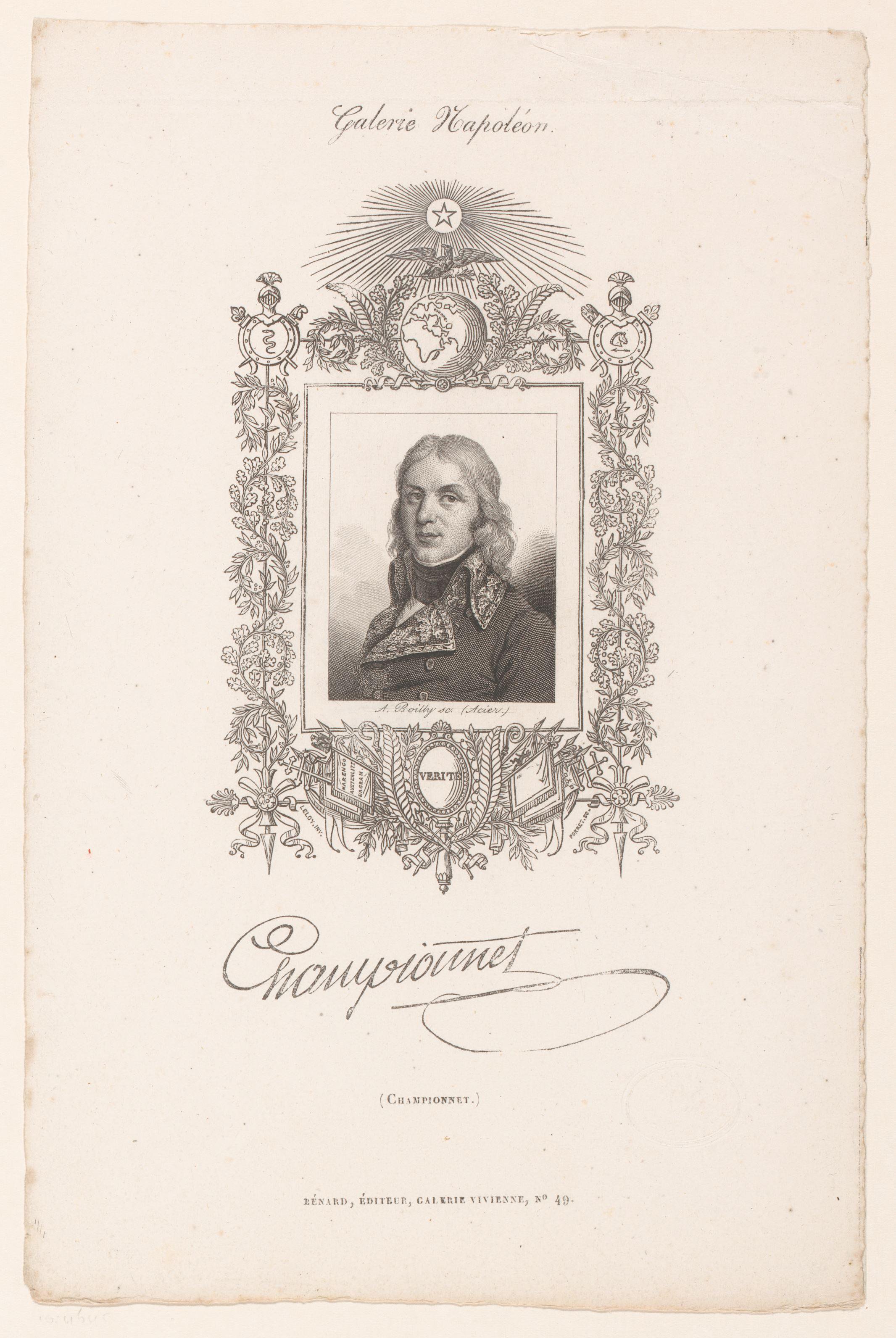 Portret van Jean Étienne Championnet
