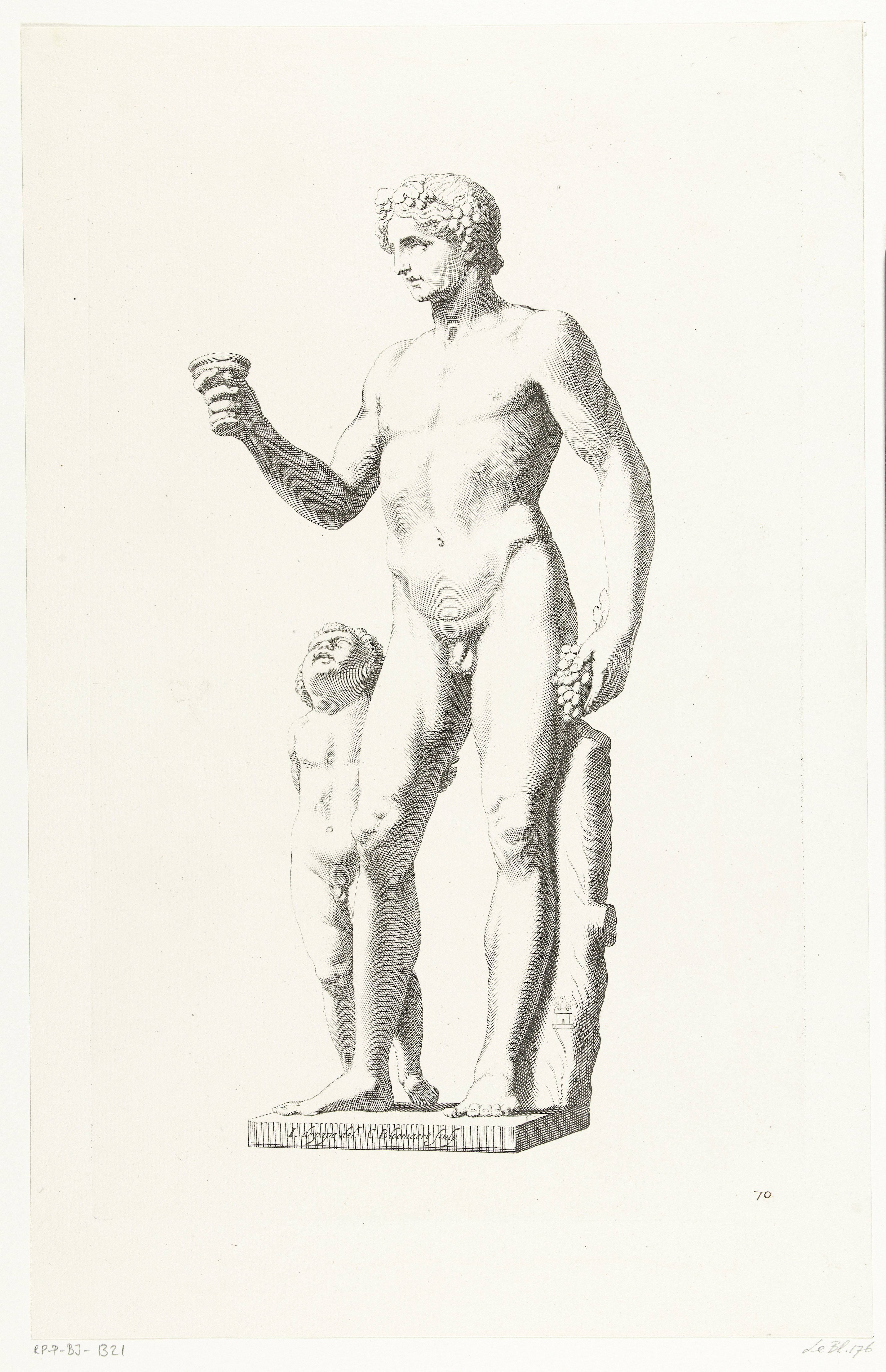 Bacchus met een putto