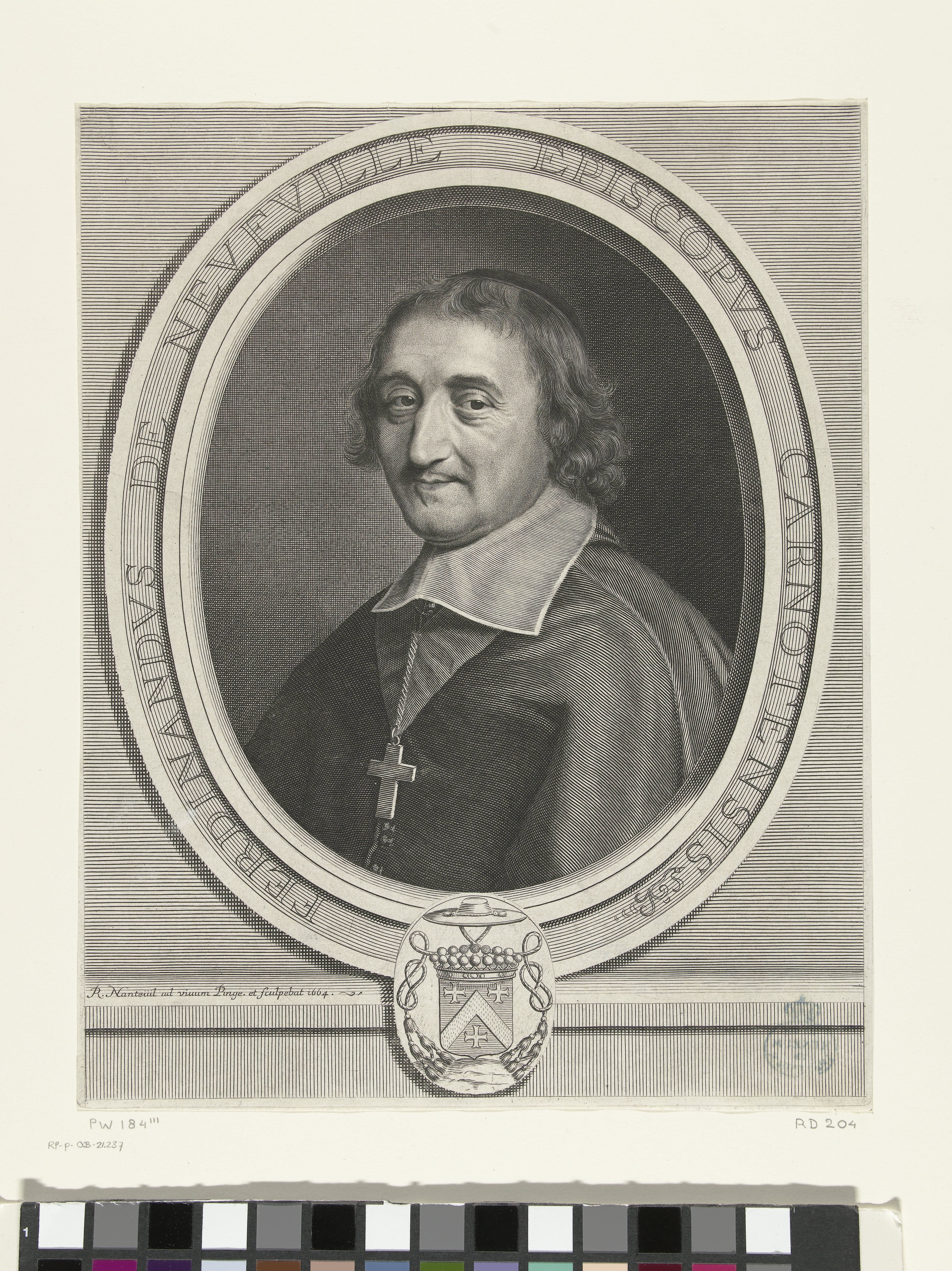 Portret van Ferdinand de Neufville