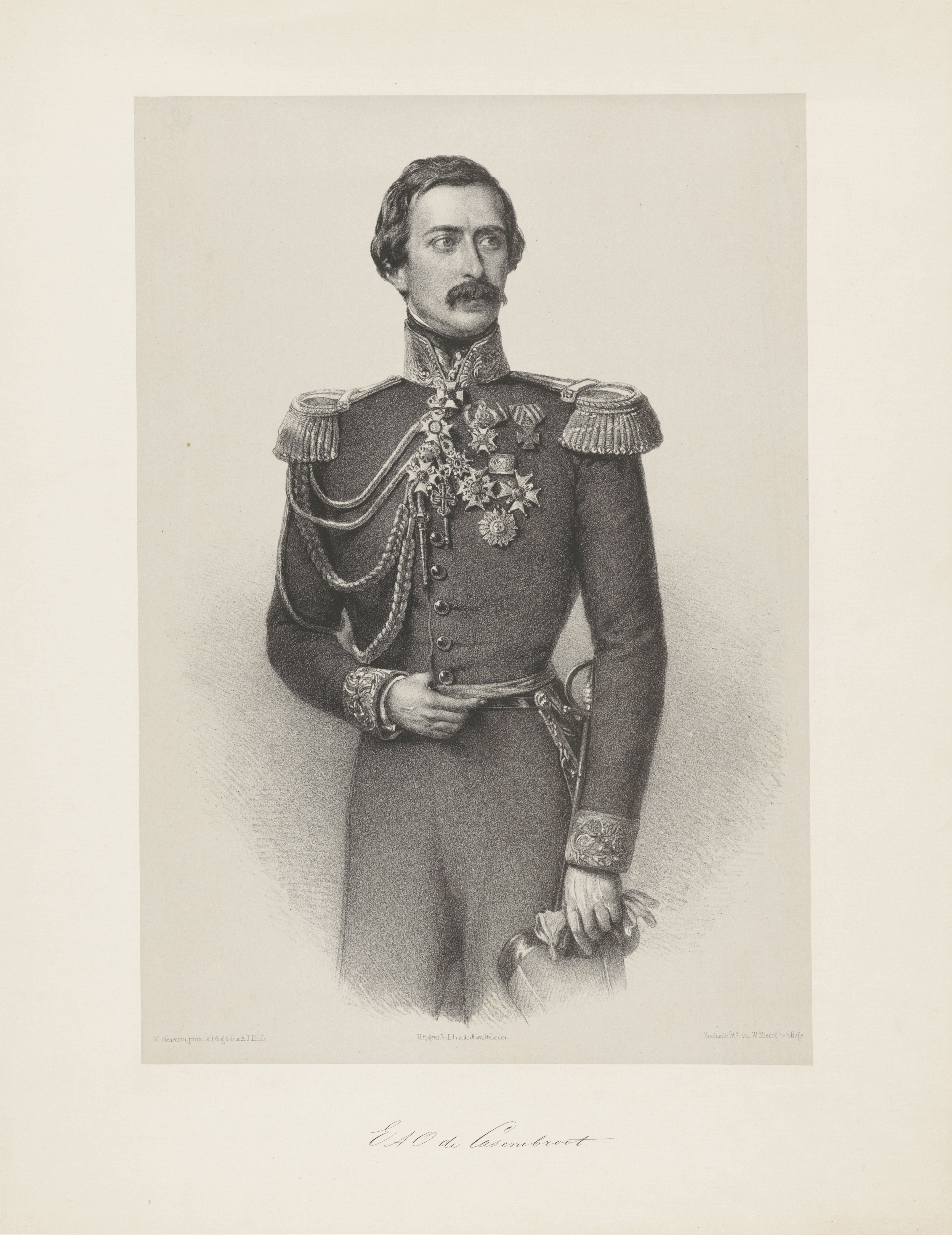 Portret van Eduard August Otto de Casembroot