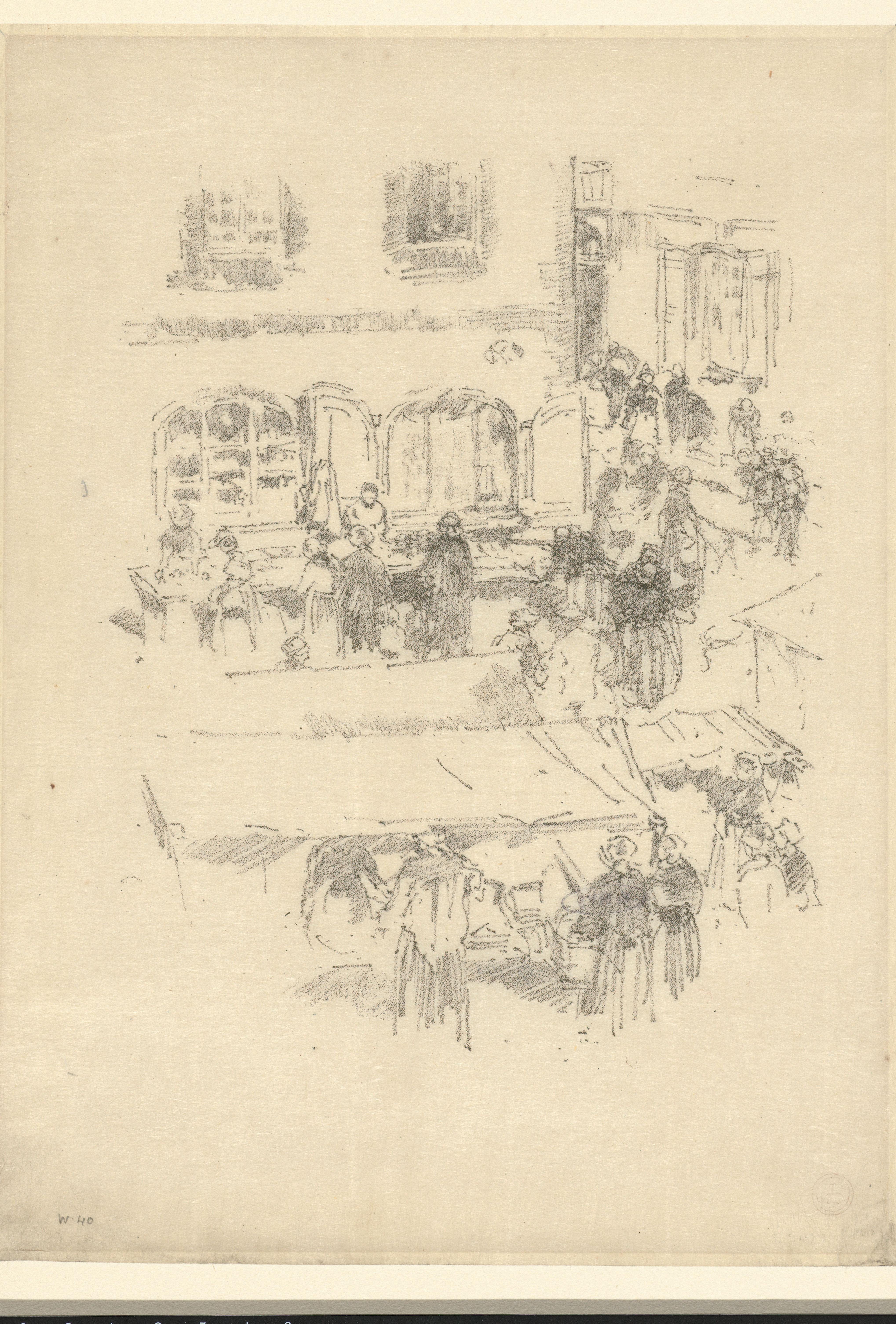 The Market-Place, Vitré