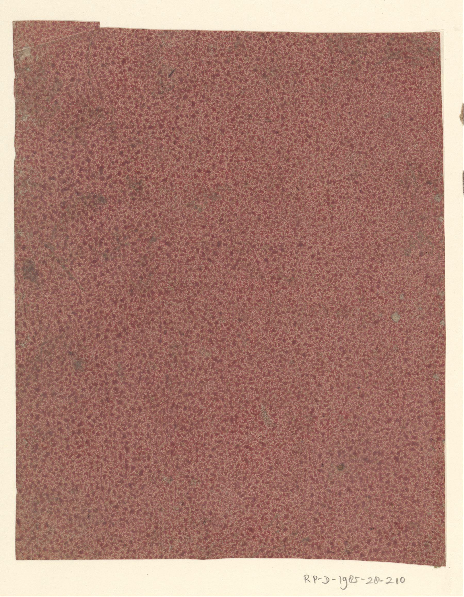 Rood gespikkeld papier