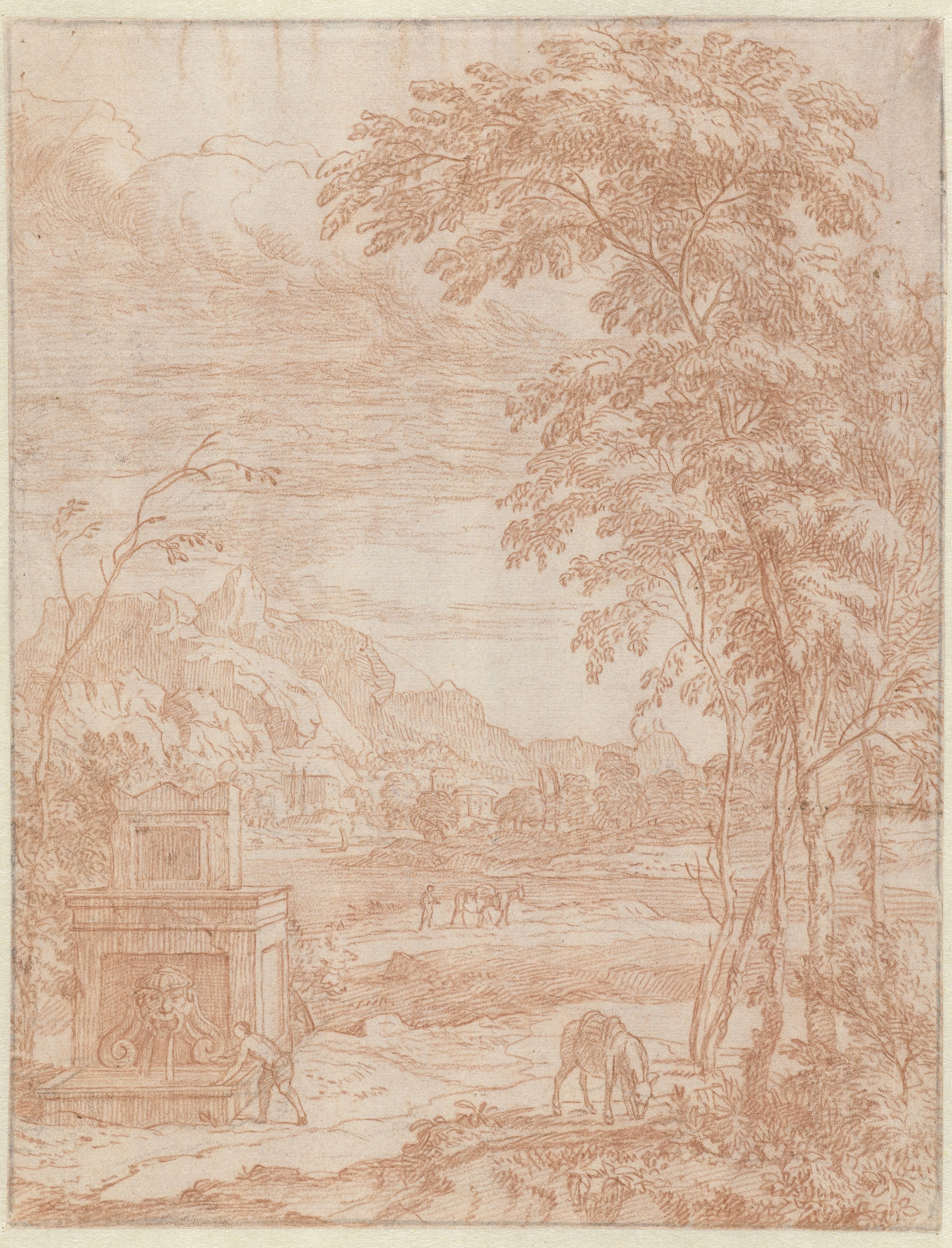 Italianate Landscape with a Fountain