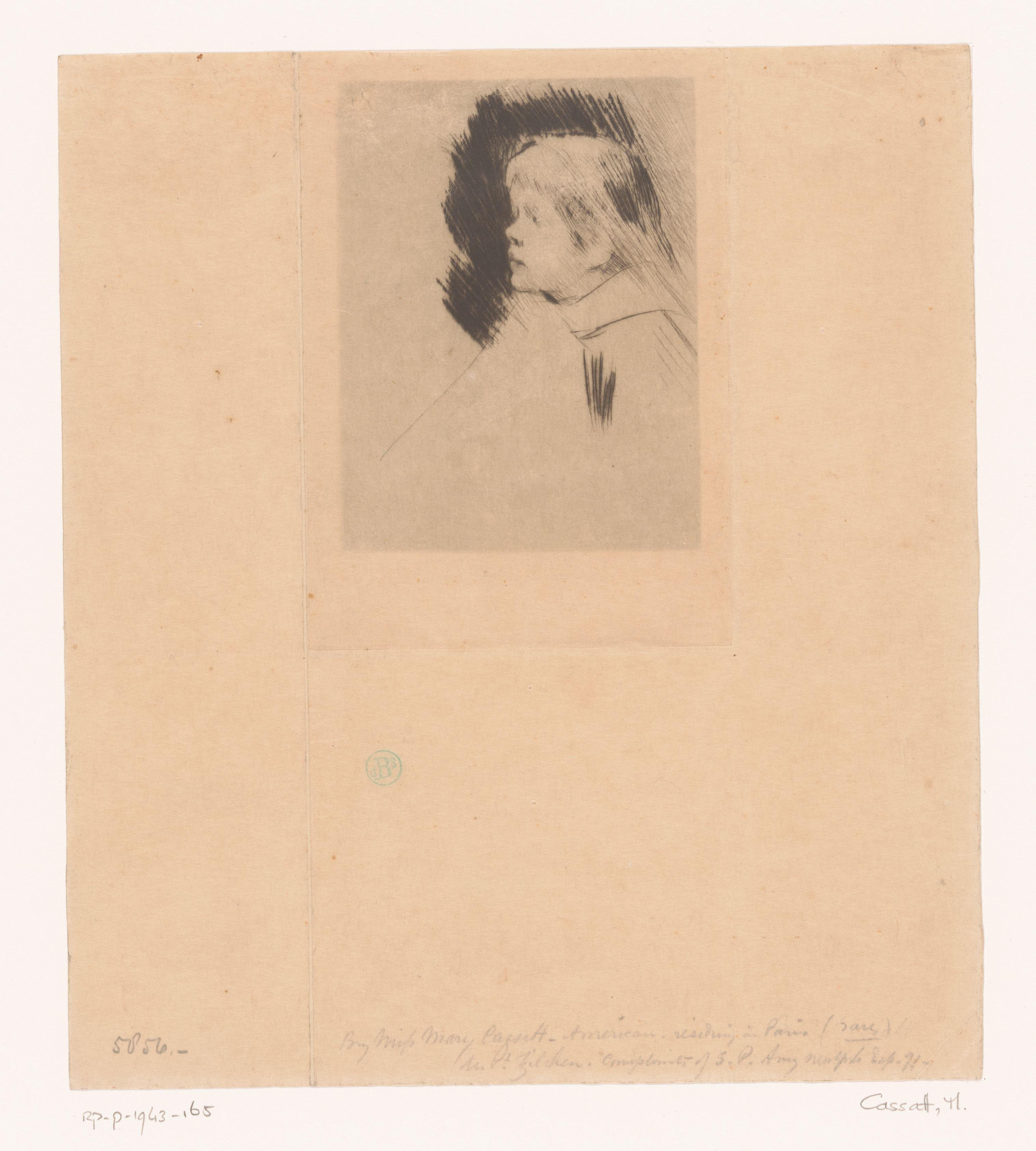 Kinderkopje (gesigneerd)